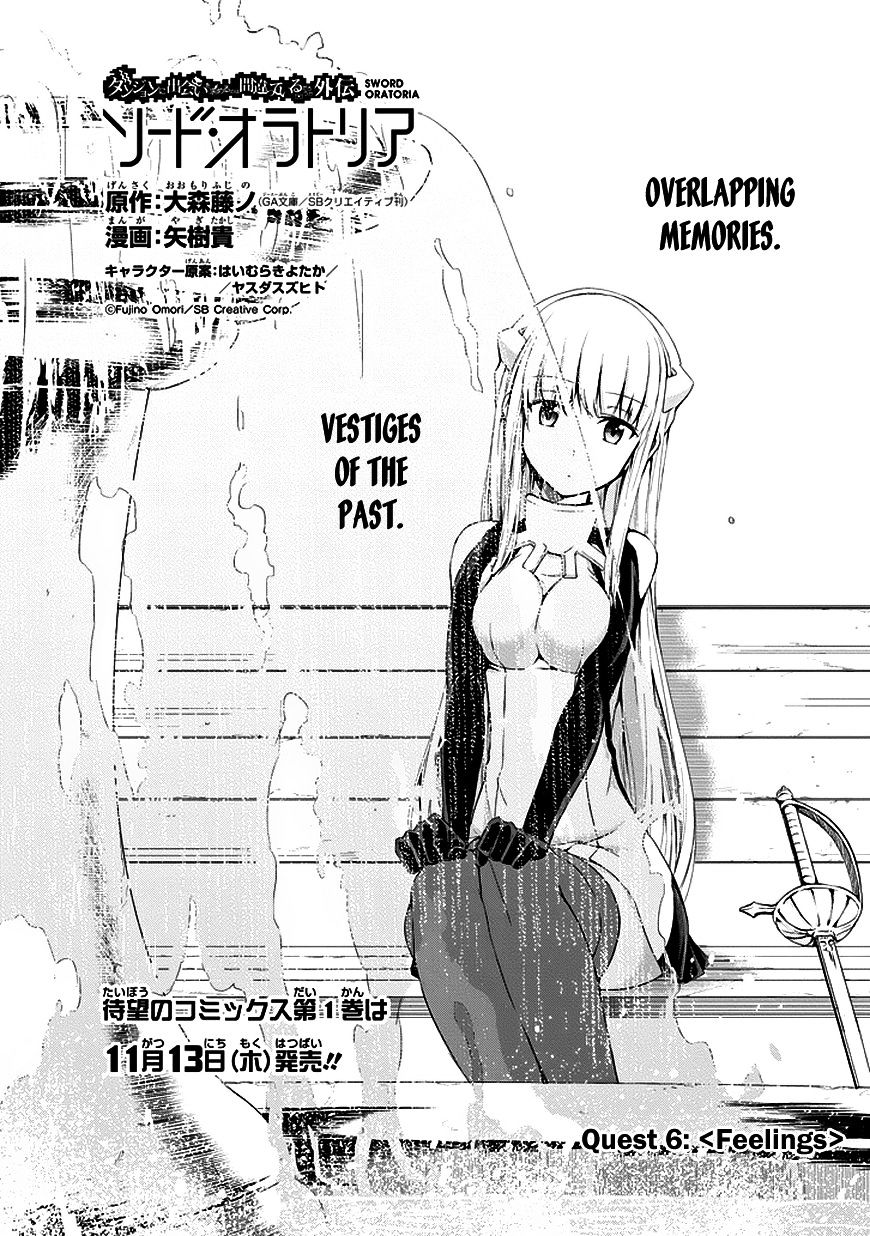 Dungeon Ni Deai O Motomeru No Wa Machigatte Iru Darou Ka Gaiden - Sword Oratoria - Chapter 6 :