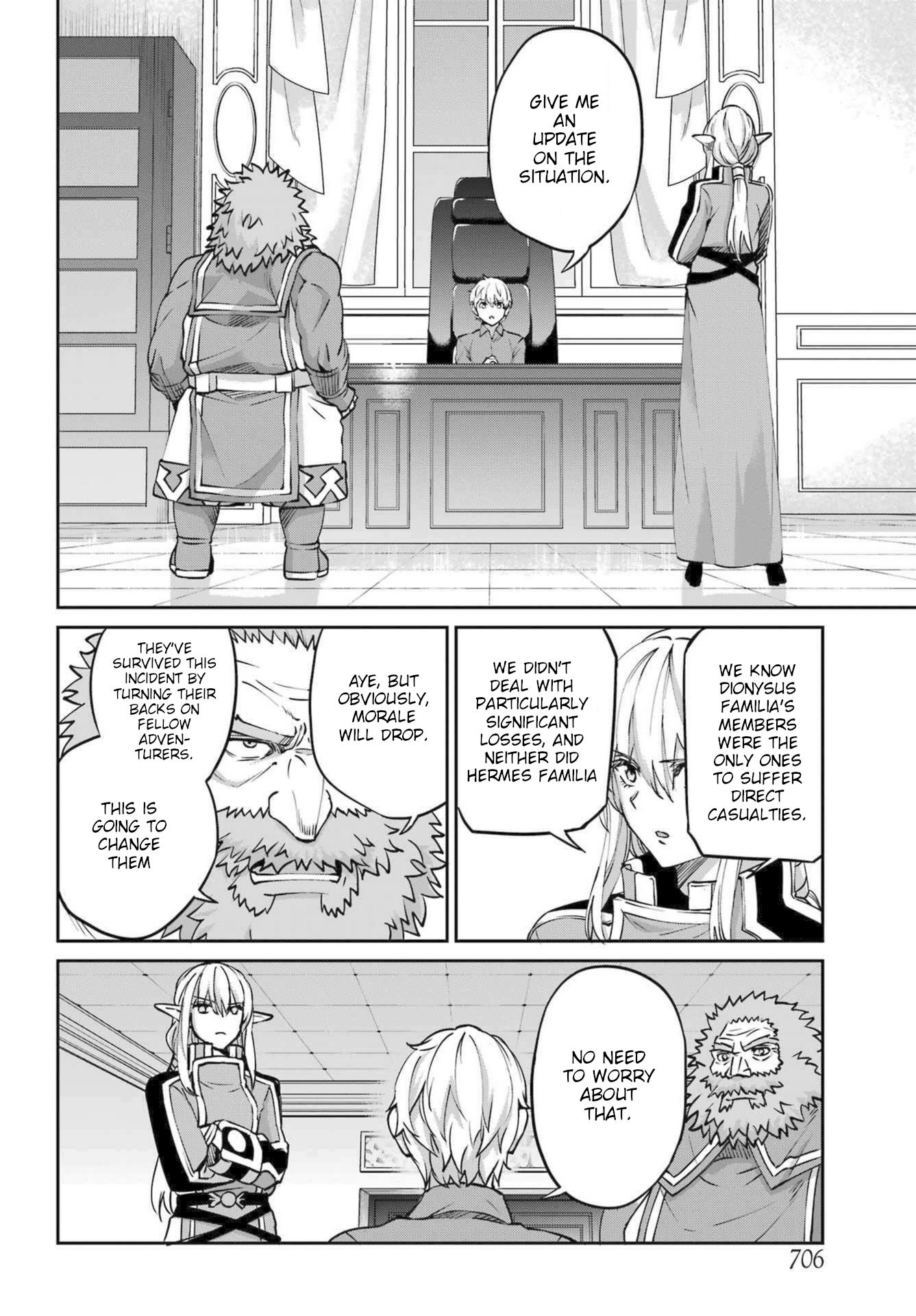 Dungeon Ni Deai O Motomeru No Wa Machigatte Iru Darou Ka Gaiden - Sword Oratoria - Chapter 111: By Your Side