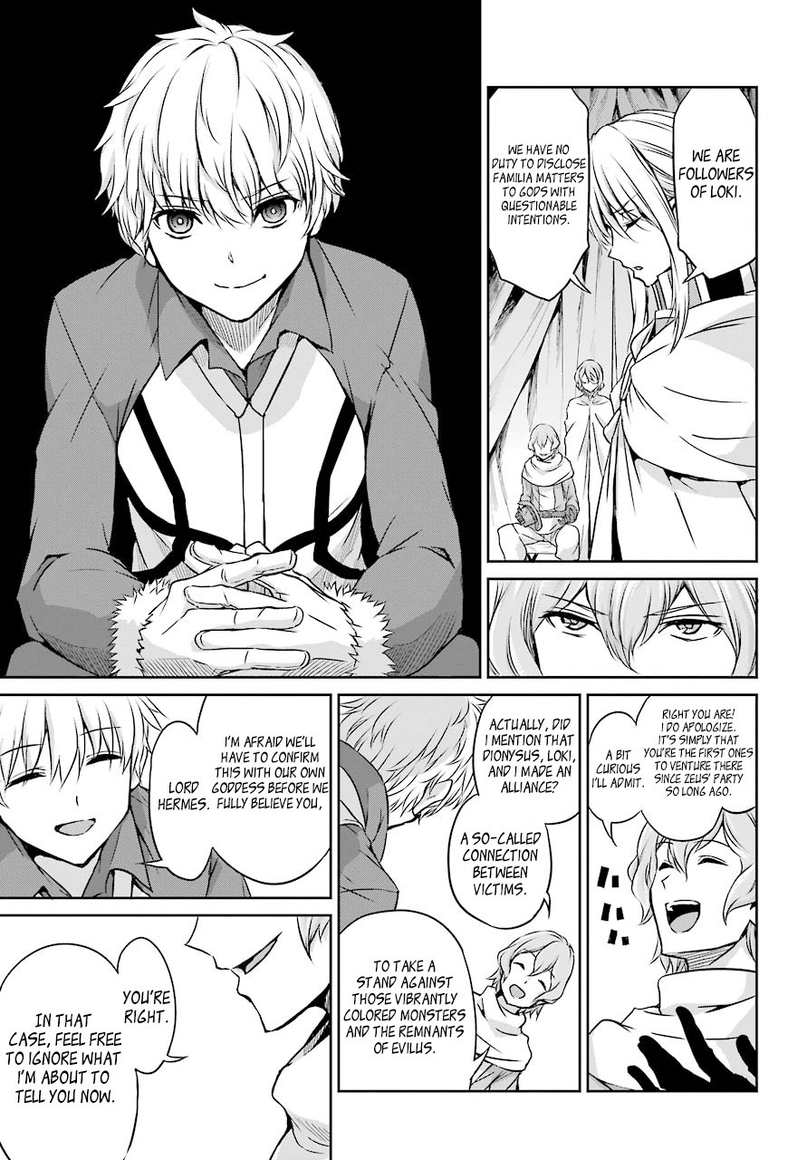 Dungeon Ni Deai O Motomeru No Wa Machigatte Iru Darou Ka Gaiden - Sword Oratoria - Chapter 44: Visitor