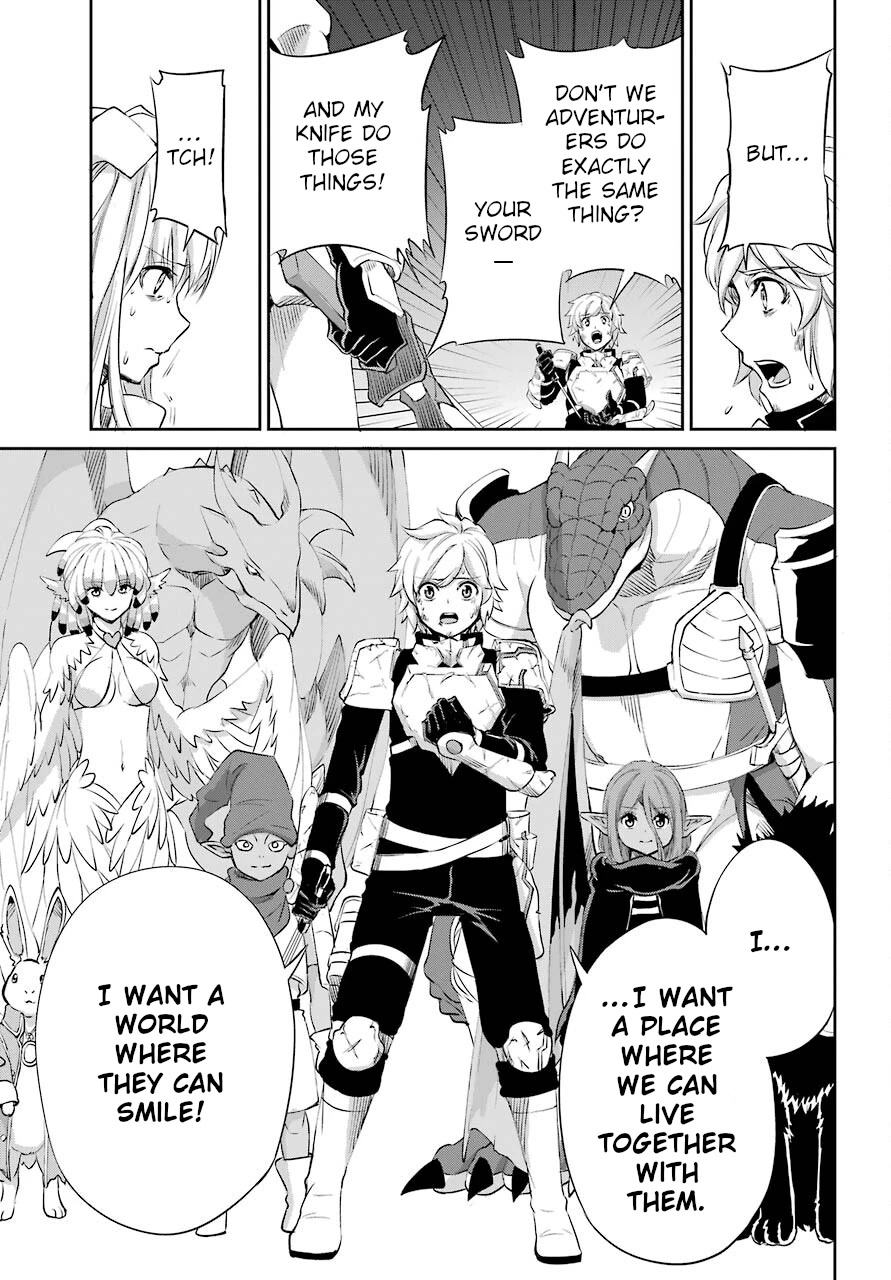 Dungeon Ni Deai O Motomeru No Wa Machigatte Iru Darou Ka Gaiden - Sword Oratoria - Chapter 91: Two Side