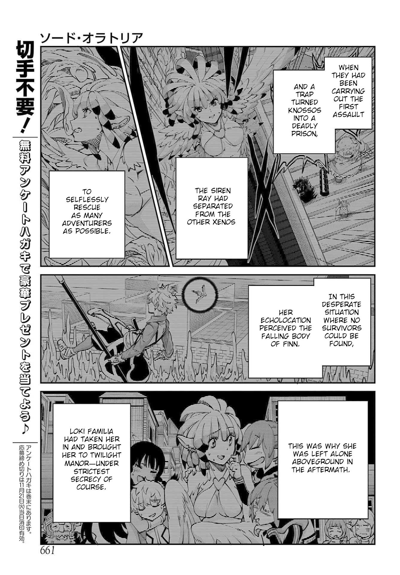 Dungeon Ni Deai O Motomeru No Wa Machigatte Iru Darou Ka Gaiden - Sword Oratoria - Chapter 113: Premonition