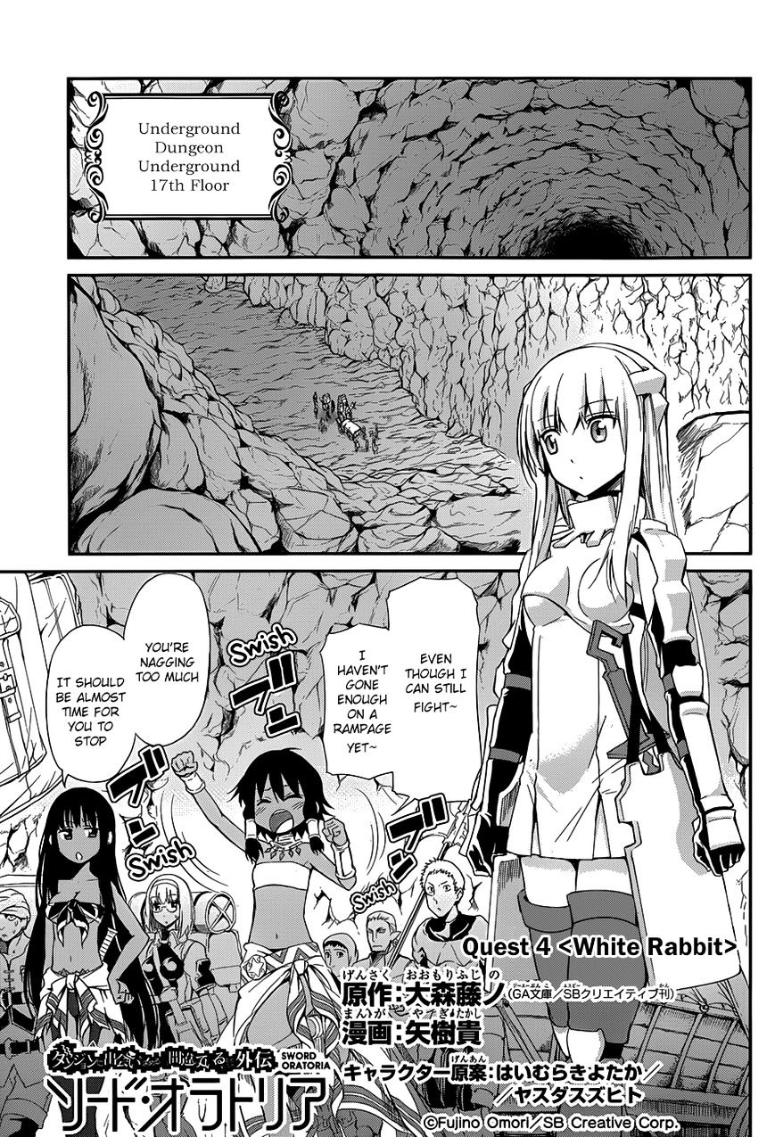 Dungeon Ni Deai O Motomeru No Wa Machigatte Iru Darou Ka Gaiden - Sword Oratoria - Chapter 4