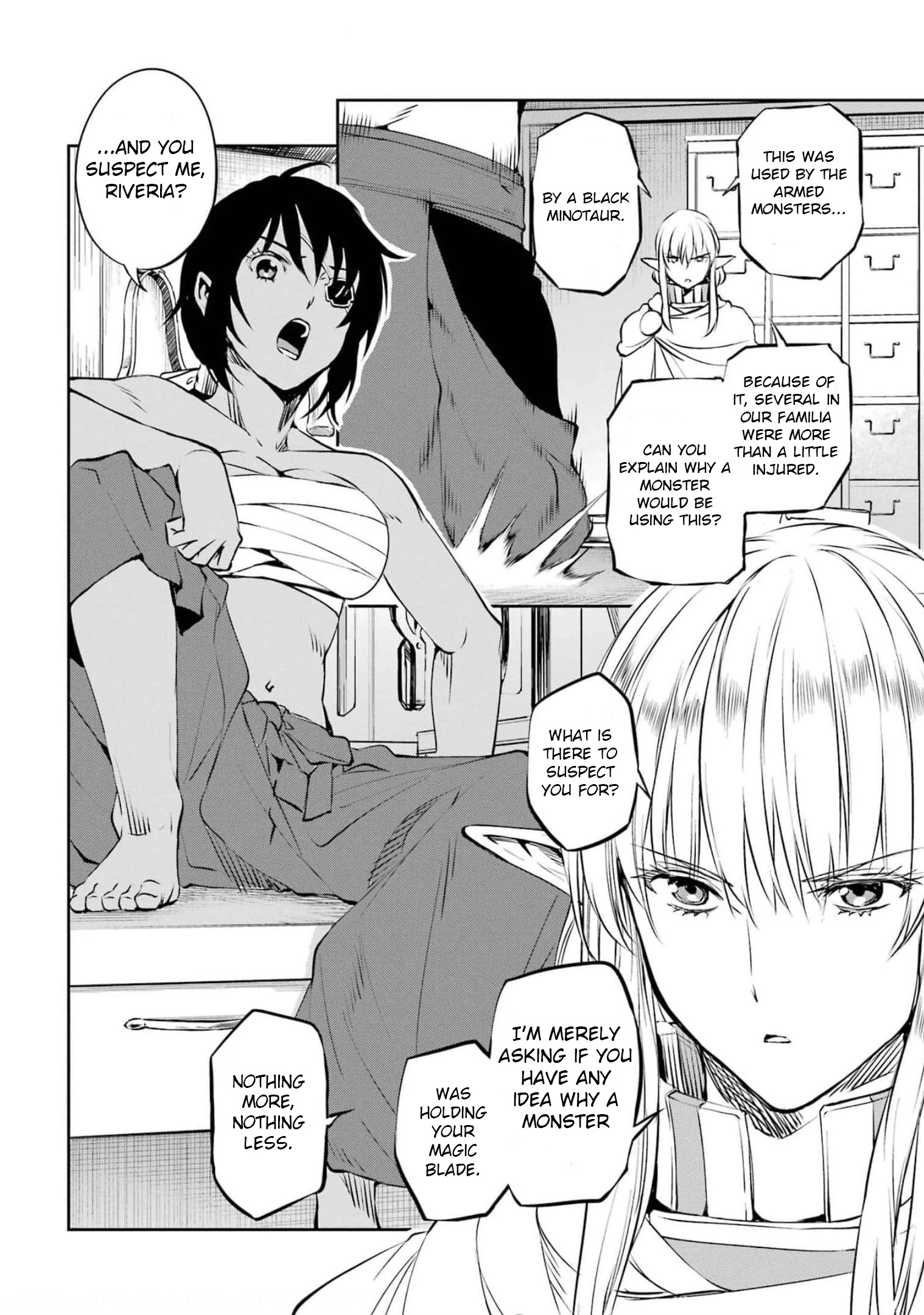 Dungeon Ni Deai O Motomeru No Wa Machigatte Iru Darou Ka Gaiden - Sword Oratoria - Chapter 82: Interrogation