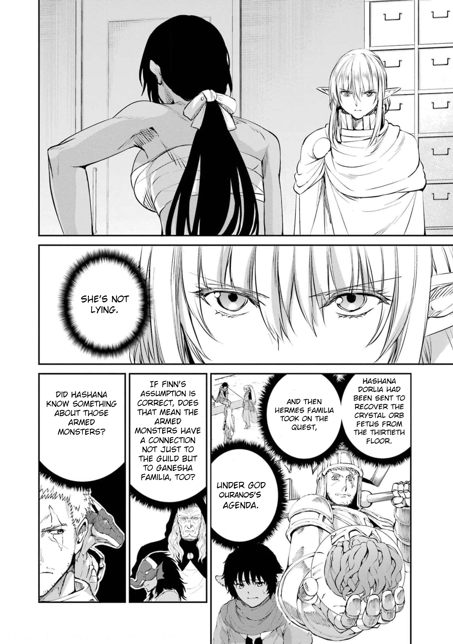 Dungeon Ni Deai O Motomeru No Wa Machigatte Iru Darou Ka Gaiden - Sword Oratoria - Chapter 82: Interrogation