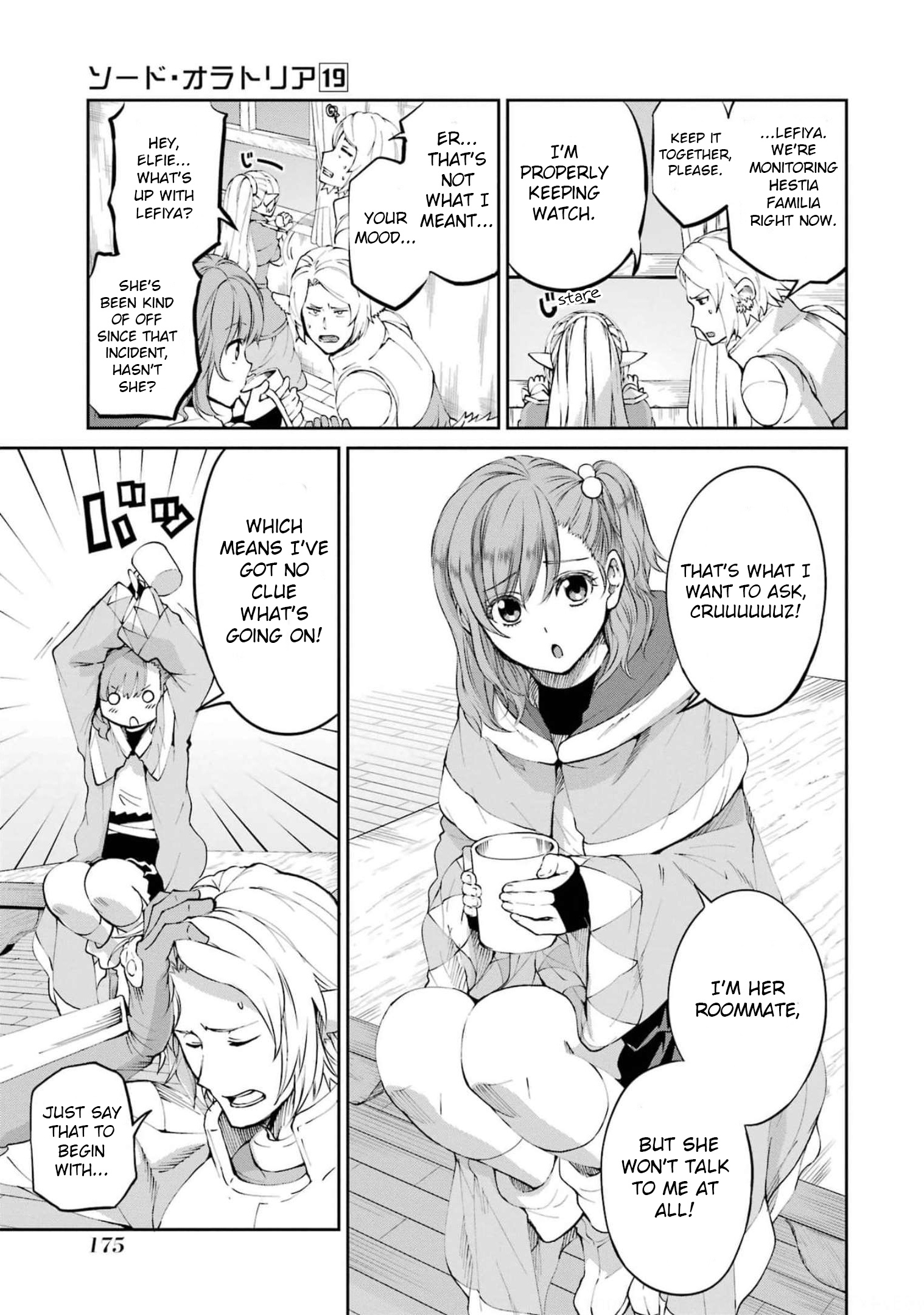 Dungeon Ni Deai O Motomeru No Wa Machigatte Iru Darou Ka Gaiden - Sword Oratoria - Chapter 82: Interrogation