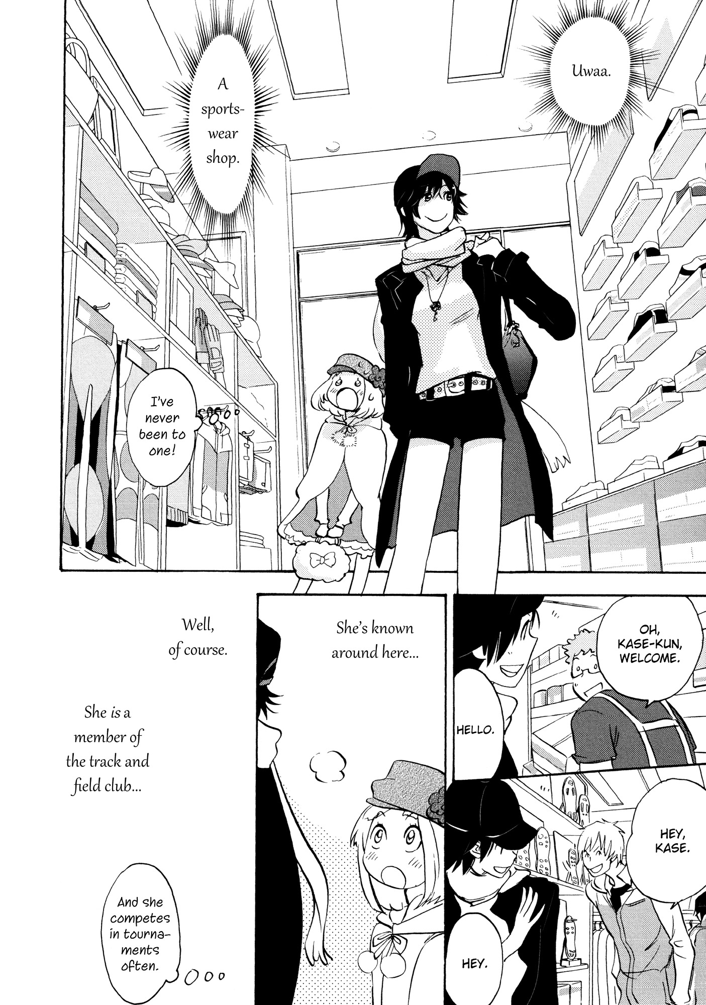 Asagao To Kase-San. - Vol.1 Chapter 4 : Sneakers And Kase-San