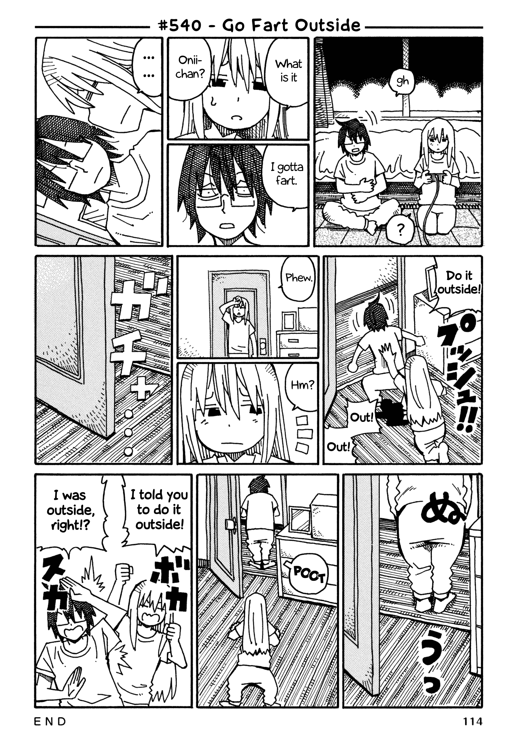 Hatarakanai Futari - Vol.9 Chapter 540: Go Fart Outside