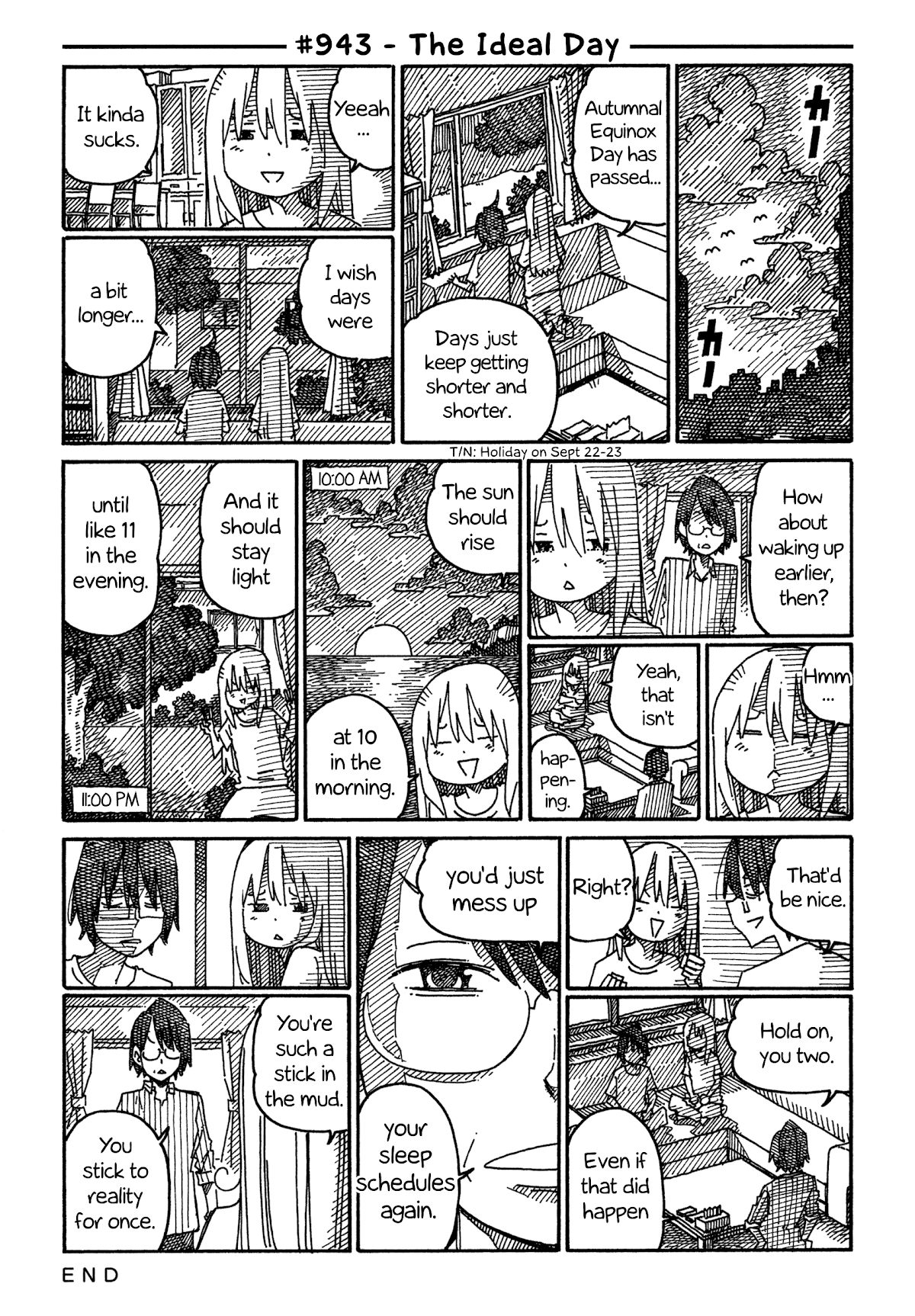 Hatarakanai Futari - Chapter 943: The Ideal Day