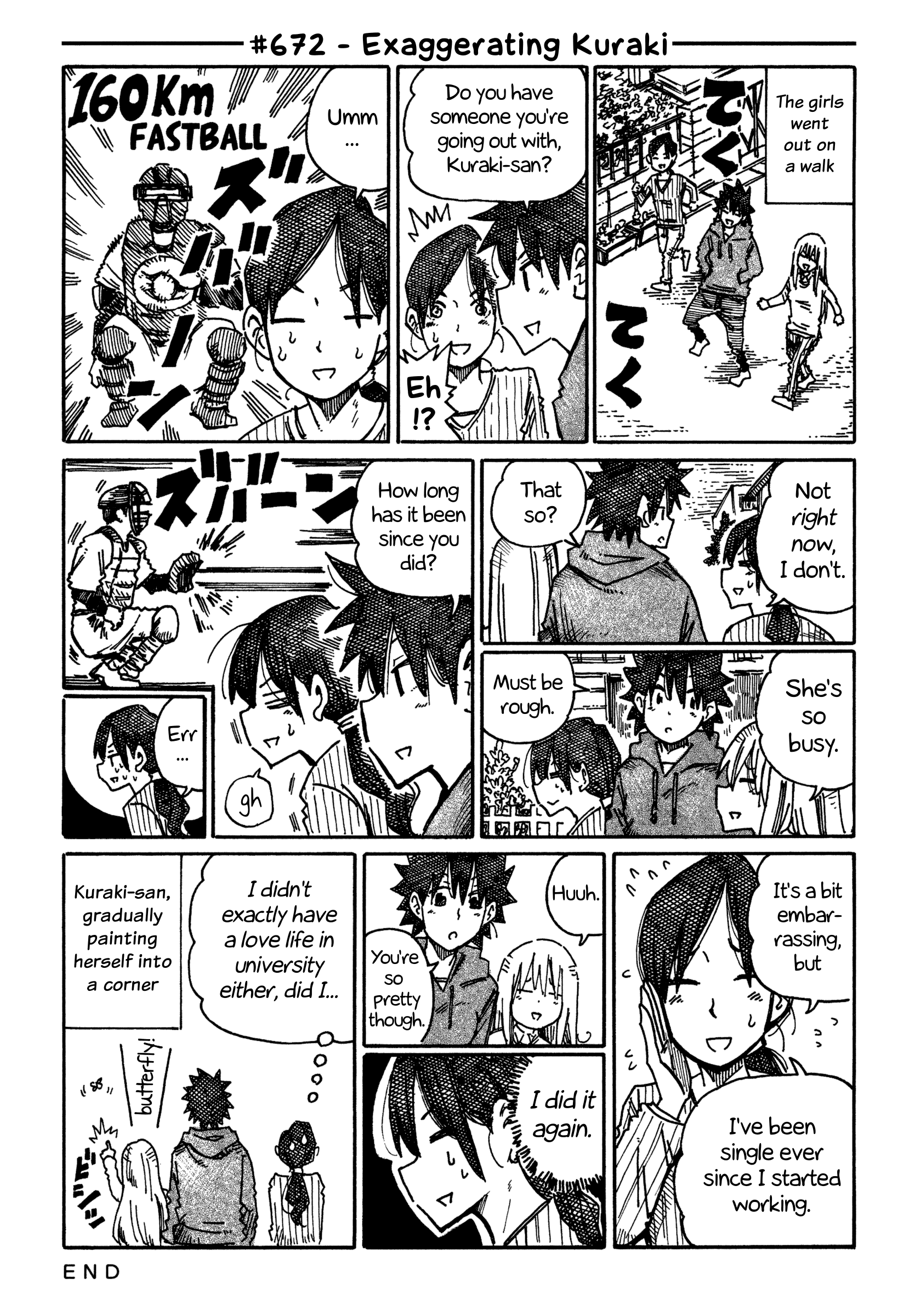 Hatarakanai Futari - Vol.11 Chapter 672: Exaggerating Kuraki