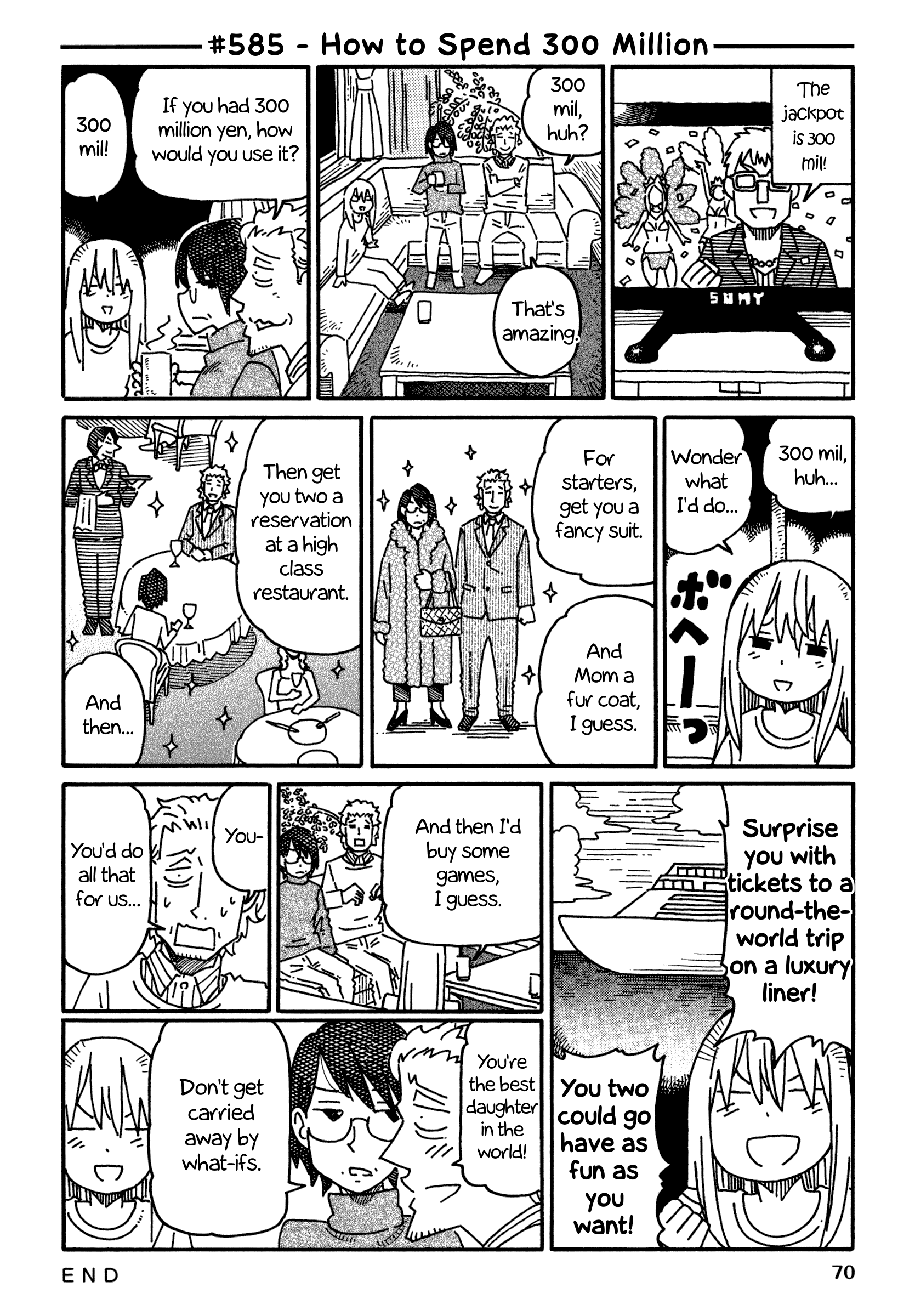 Hatarakanai Futari - Vol.10 Chapter 585: How To Spend 300 Million