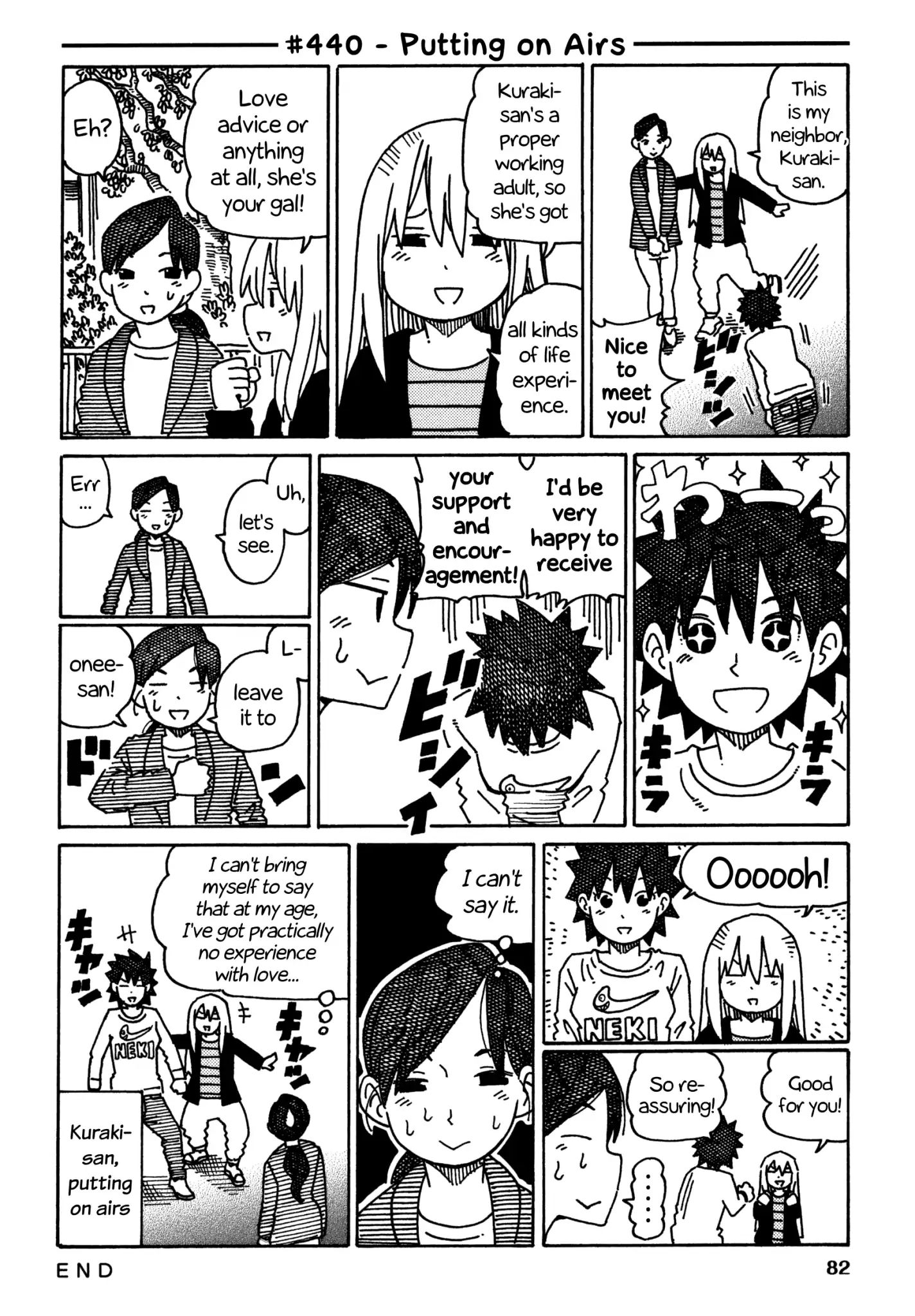 Hatarakanai Futari - Vol.8 Chapter 440: Putting On Airs