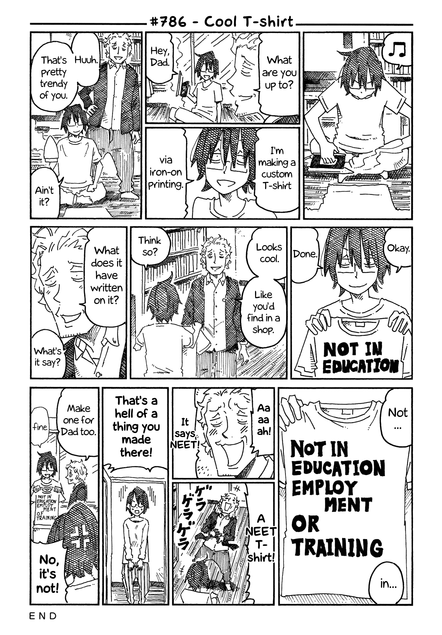 Hatarakanai Futari - Vol.13 Chapter 786: Cool T-Shirt