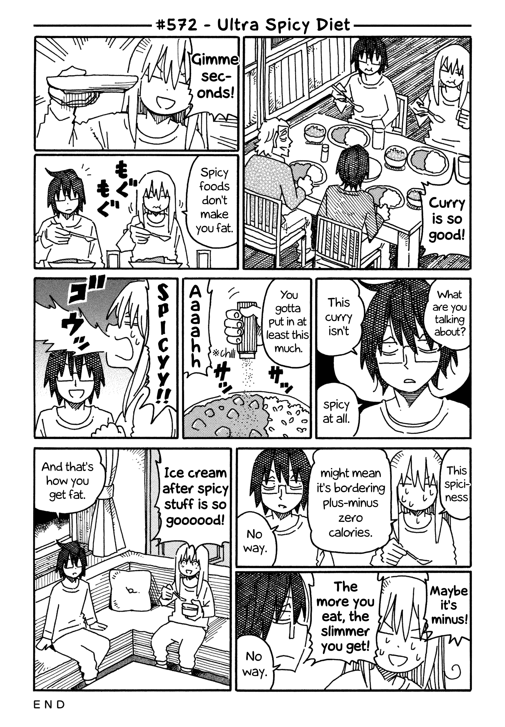 Hatarakanai Futari - Vol.10 Chapter 572: Ultra Spicy Diet