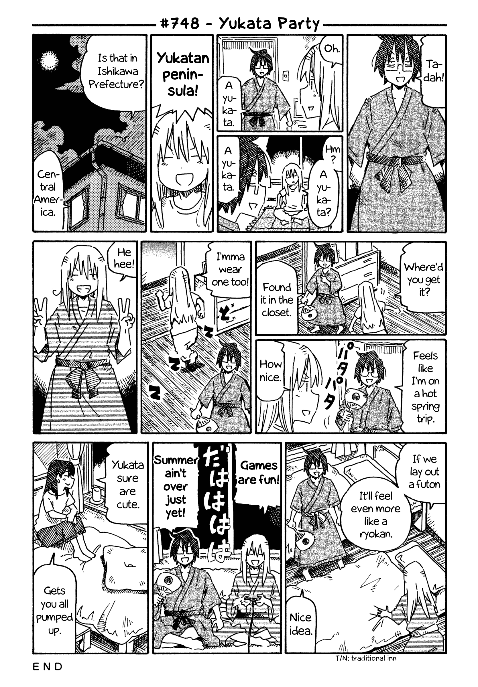 Hatarakanai Futari - Vol.12 Chapter 748: Yukata Party