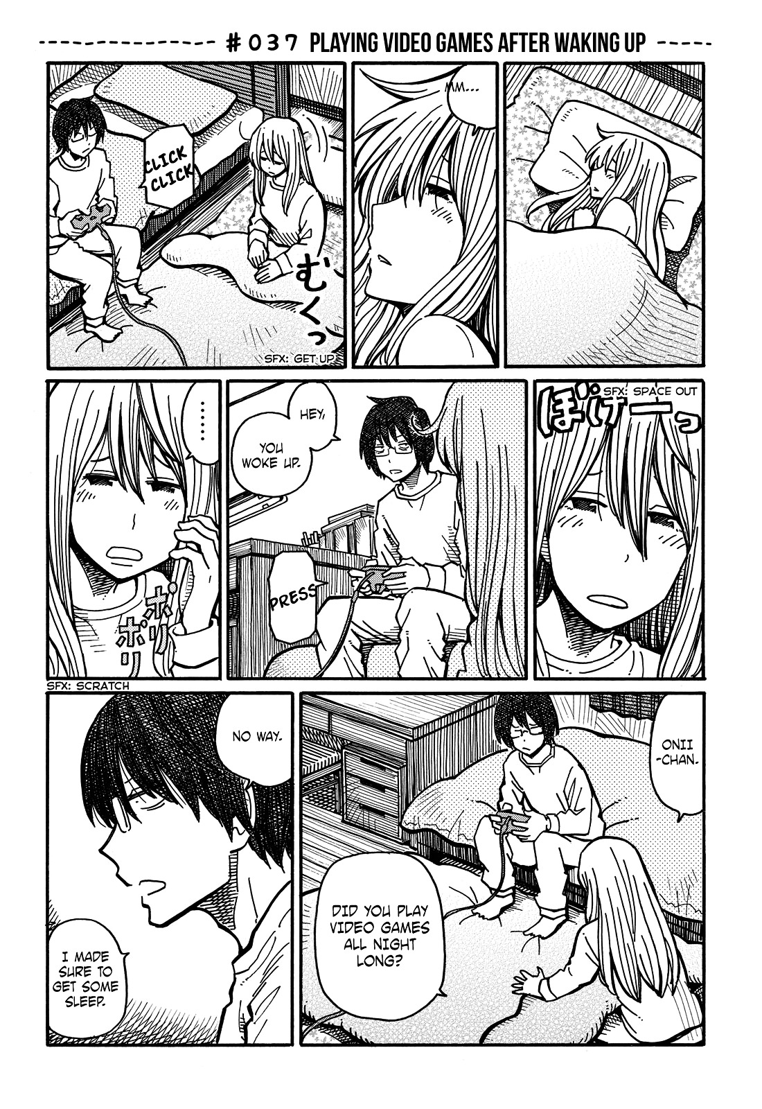 Hatarakanai Futari - Vol.1 Chapter 37 : Playing Video Games After Waking Up