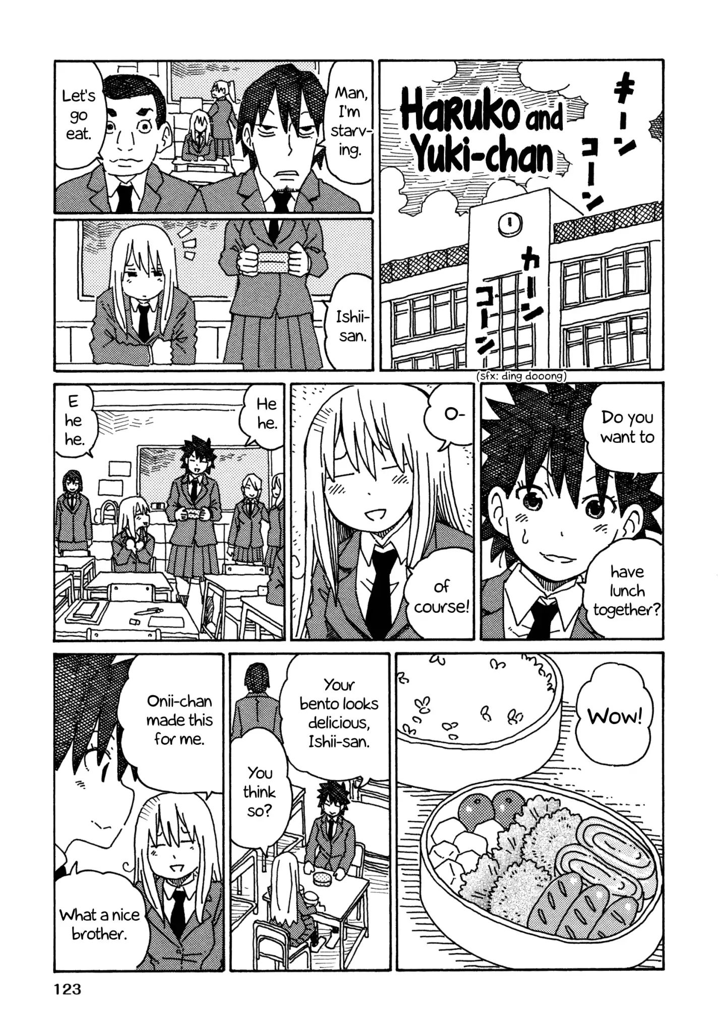 Hatarakanai Futari - Vol.7 Chapter 378.3: Haruko And Yuki-Chan