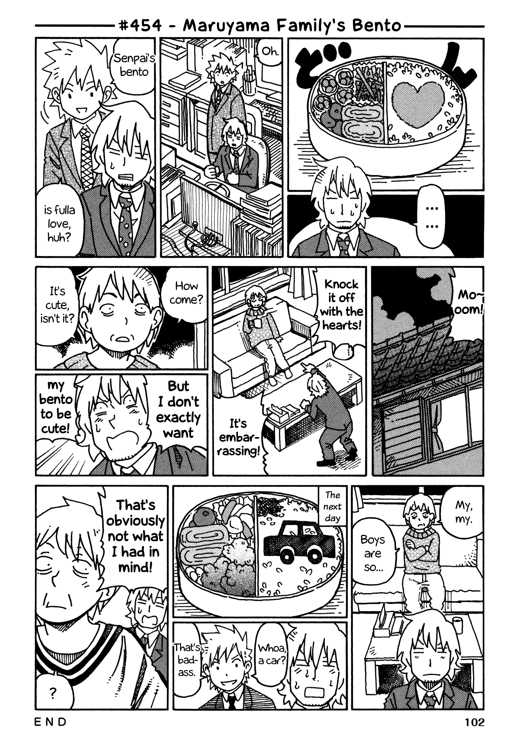 Hatarakanai Futari - Vol.8 Chapter 454: Maruyama Family's Bento