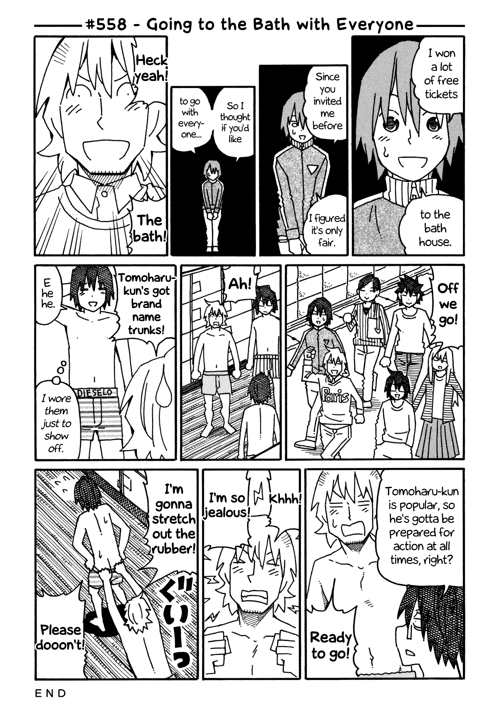 Hatarakanai Futari - Vol.10 Chapter 558: Going To The Bath With Everyone