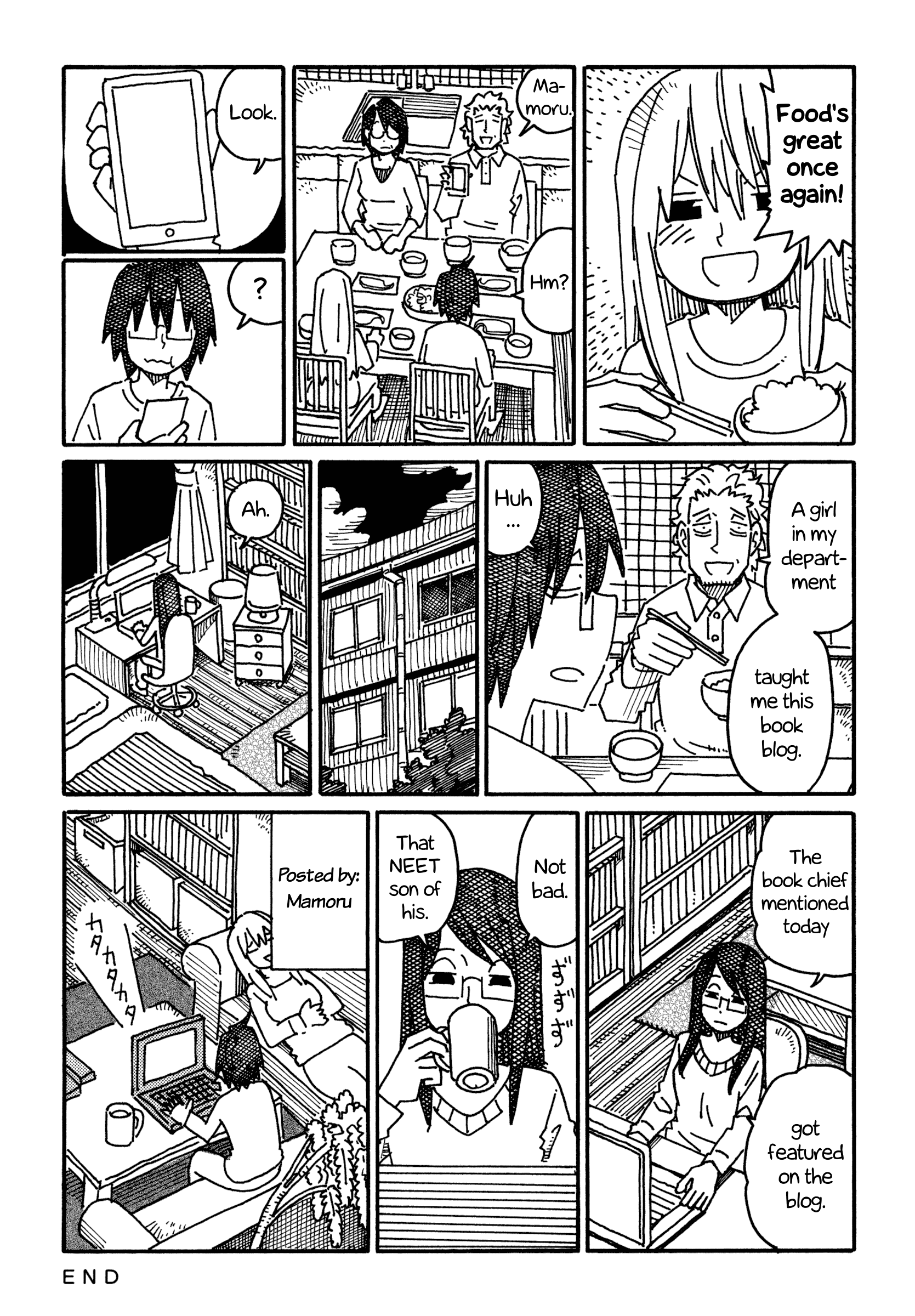 Hatarakanai Futari - Vol.10 Chapter 574: Blog