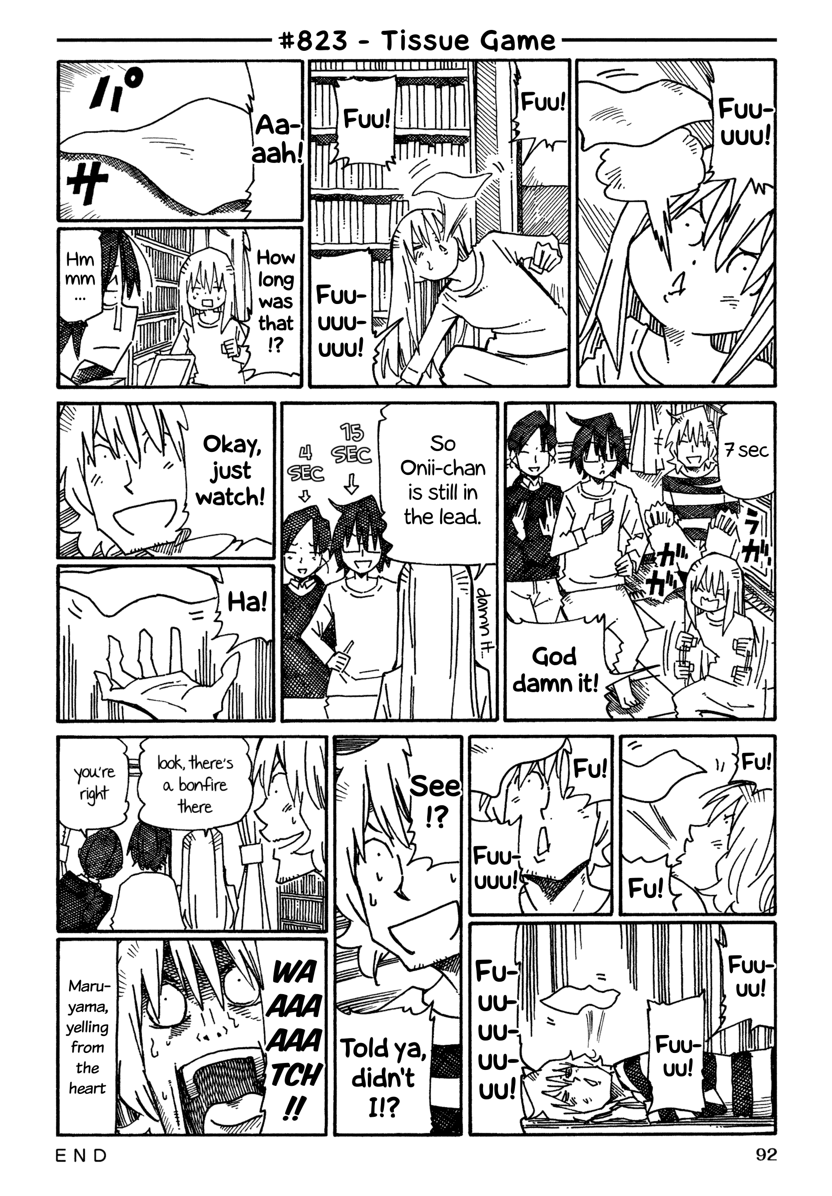 Hatarakanai Futari - Vol.13 Chapter 823: Tissue Game