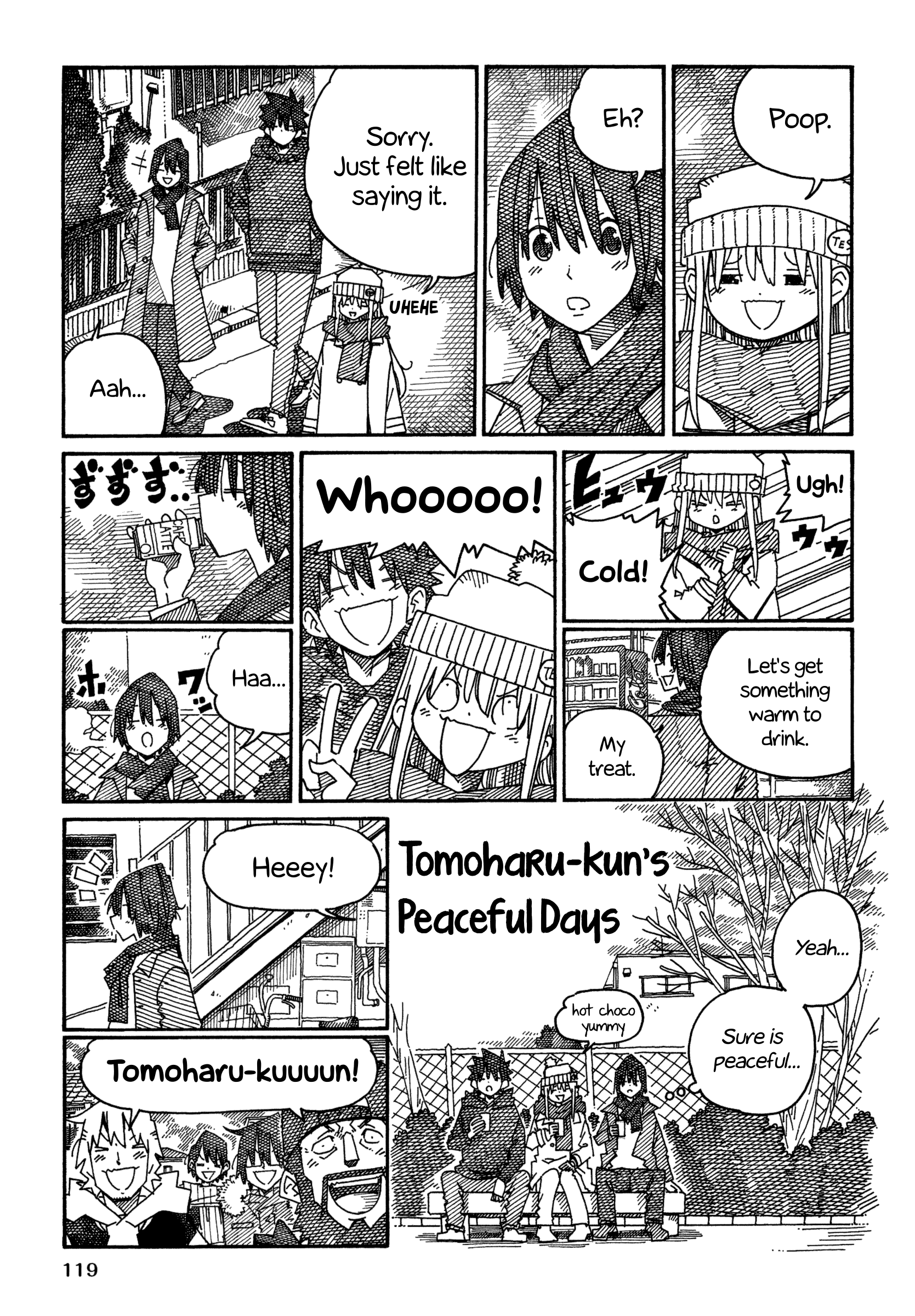 Hatarakanai Futari - Vol.22 Chapter 1443.2: Tomoharu-Kun's Peaceful Days