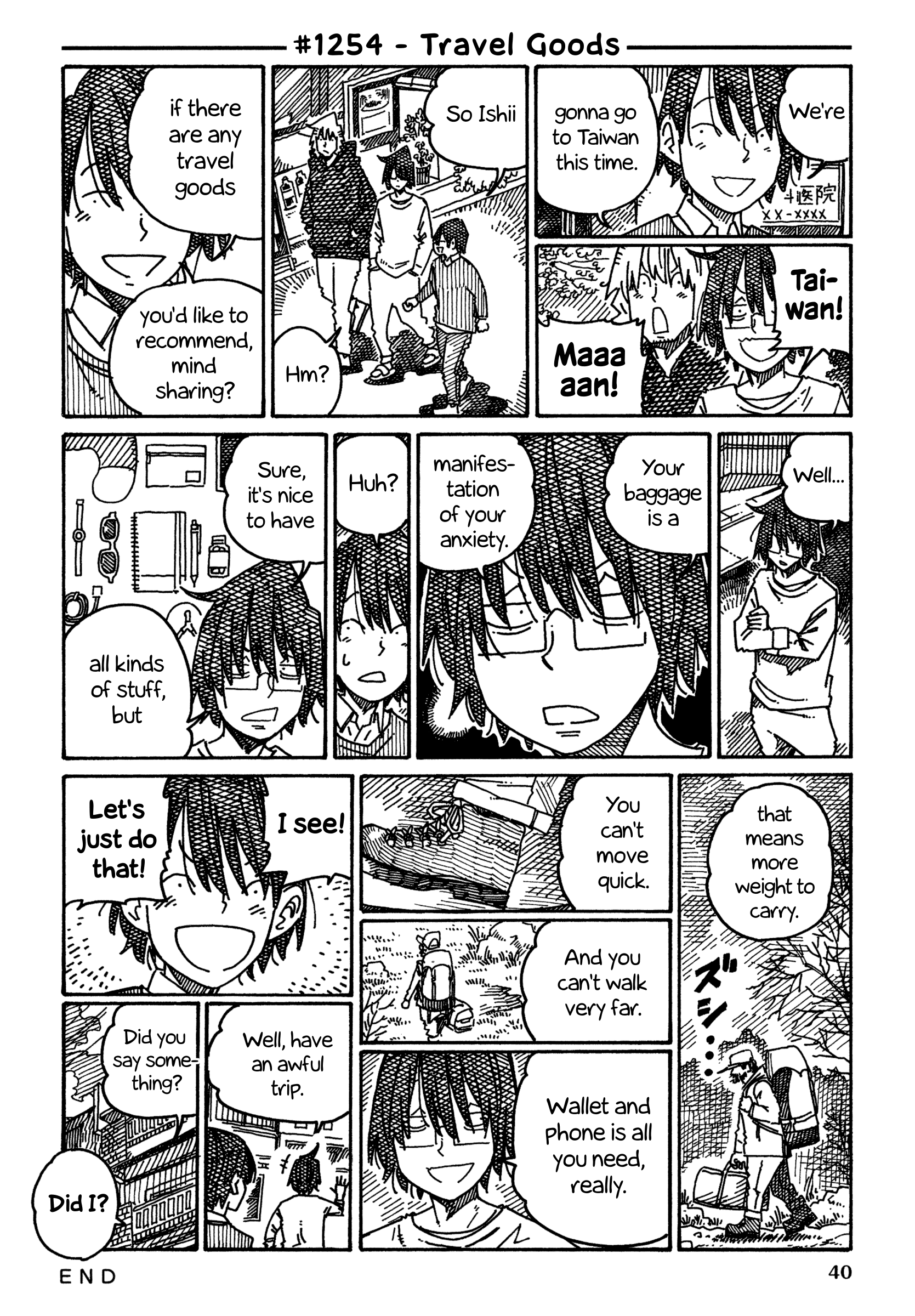 Hatarakanai Futari - Vol.20 Chapter 1254: Travel Goods