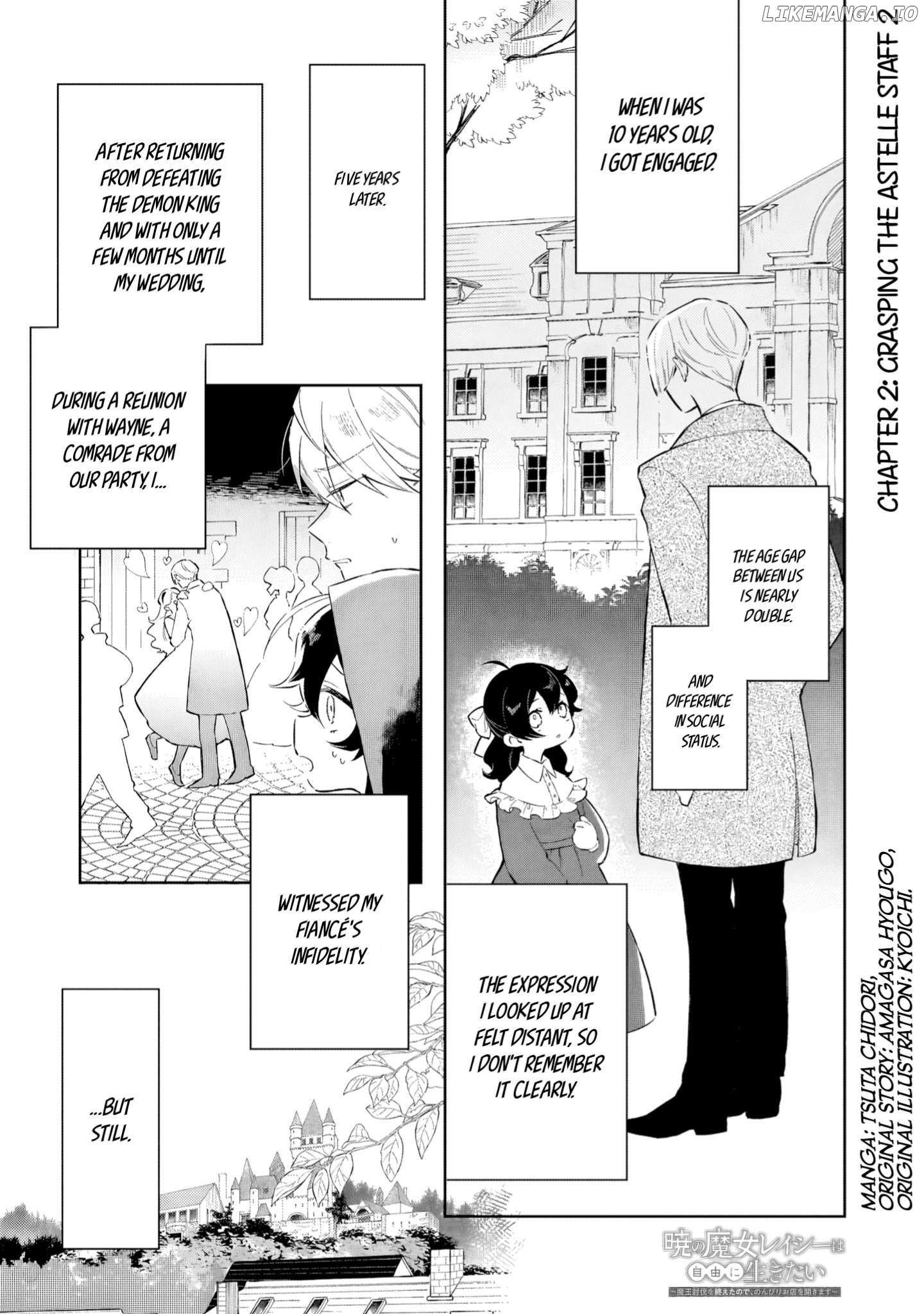 Akatsuki No Majo Reishi Wa Jiyu Ni Ikitai Mao Tobatsu O Oeta Node, Nonbiri O Mise O Hirakimasu - Chapter 2