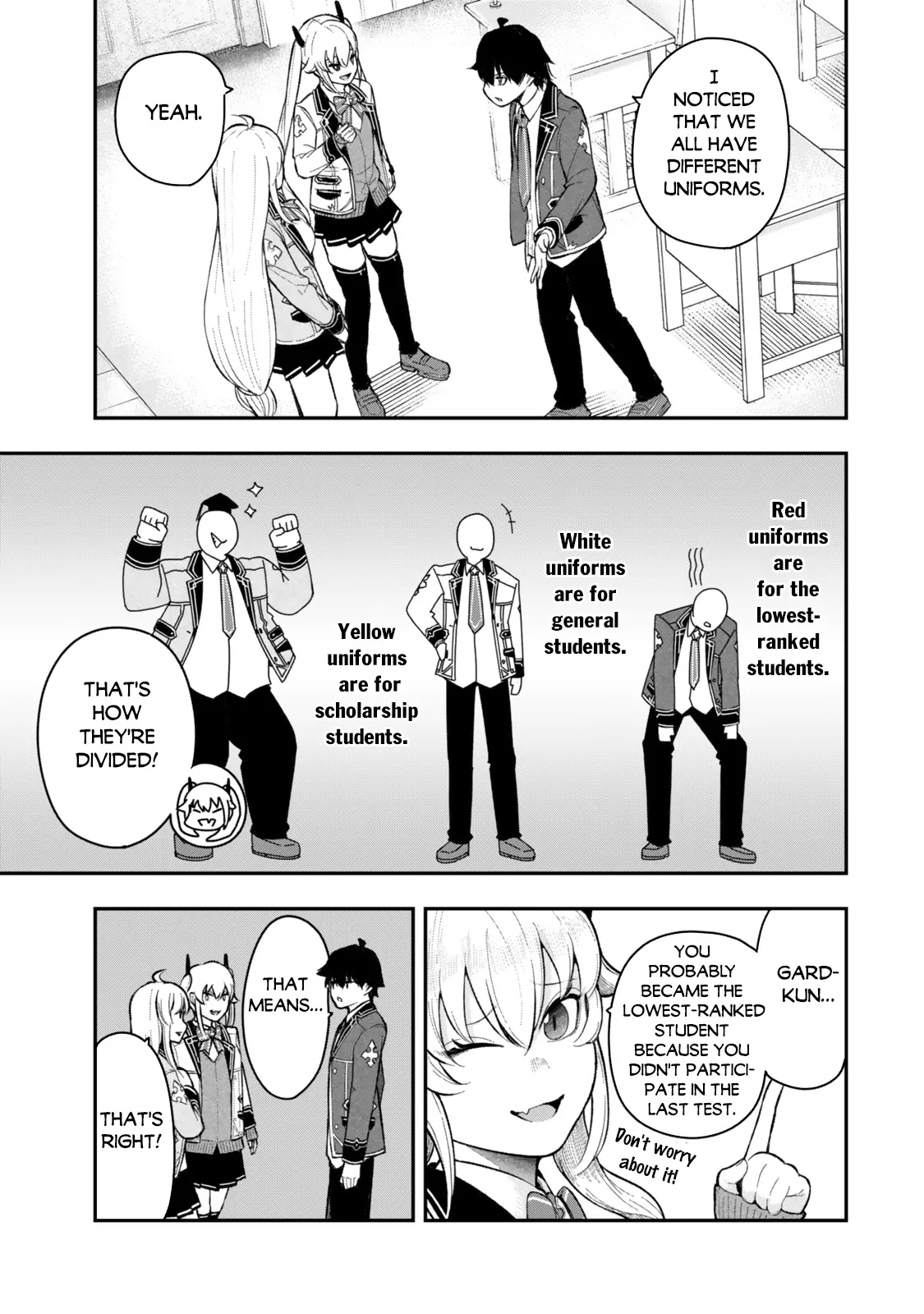 Gomi Ika Da To Tsuihousareta Shounin, Jitsu Wa Zensei Kenja Desu - Chapter 5.1: Lowest Grade Student