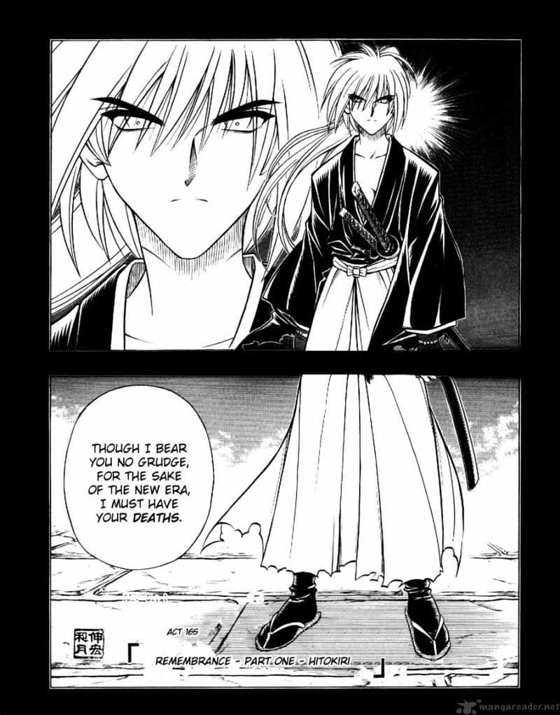 Rurouni Kenshin - Chapter 165 : Remembrance Part One - Hitokiri