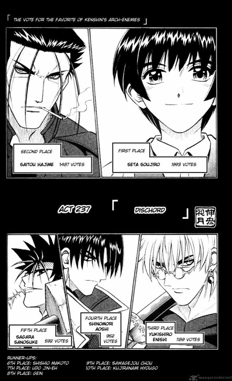 Rurouni Kenshin - Chapter 237 : Dischord