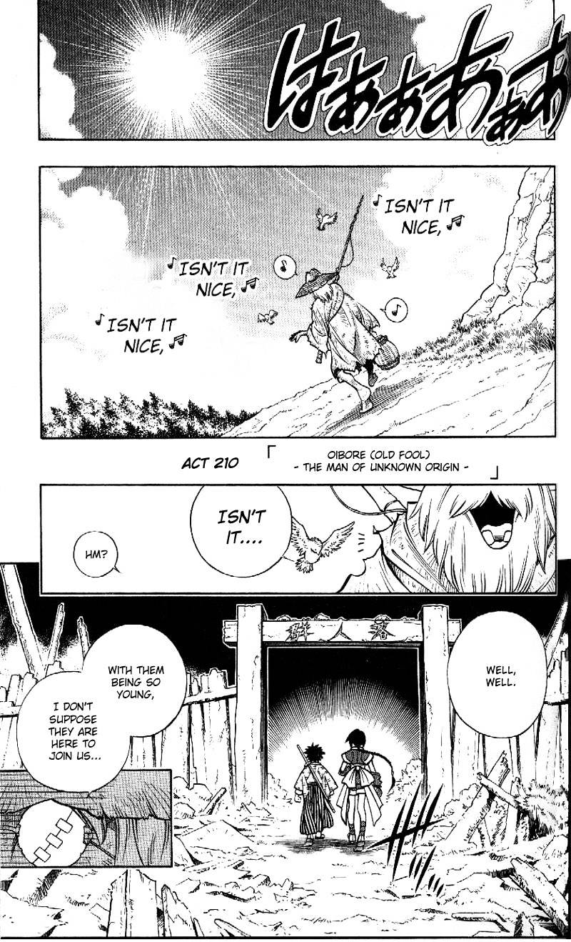 Rurouni Kenshin - Chapter 210 : Oibore - The Man Of Unknown Origins