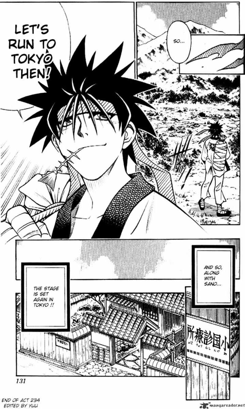 Rurouni Kenshin - Chapter 234 : The Back Of The Man - Part Seven - What The Back Tells