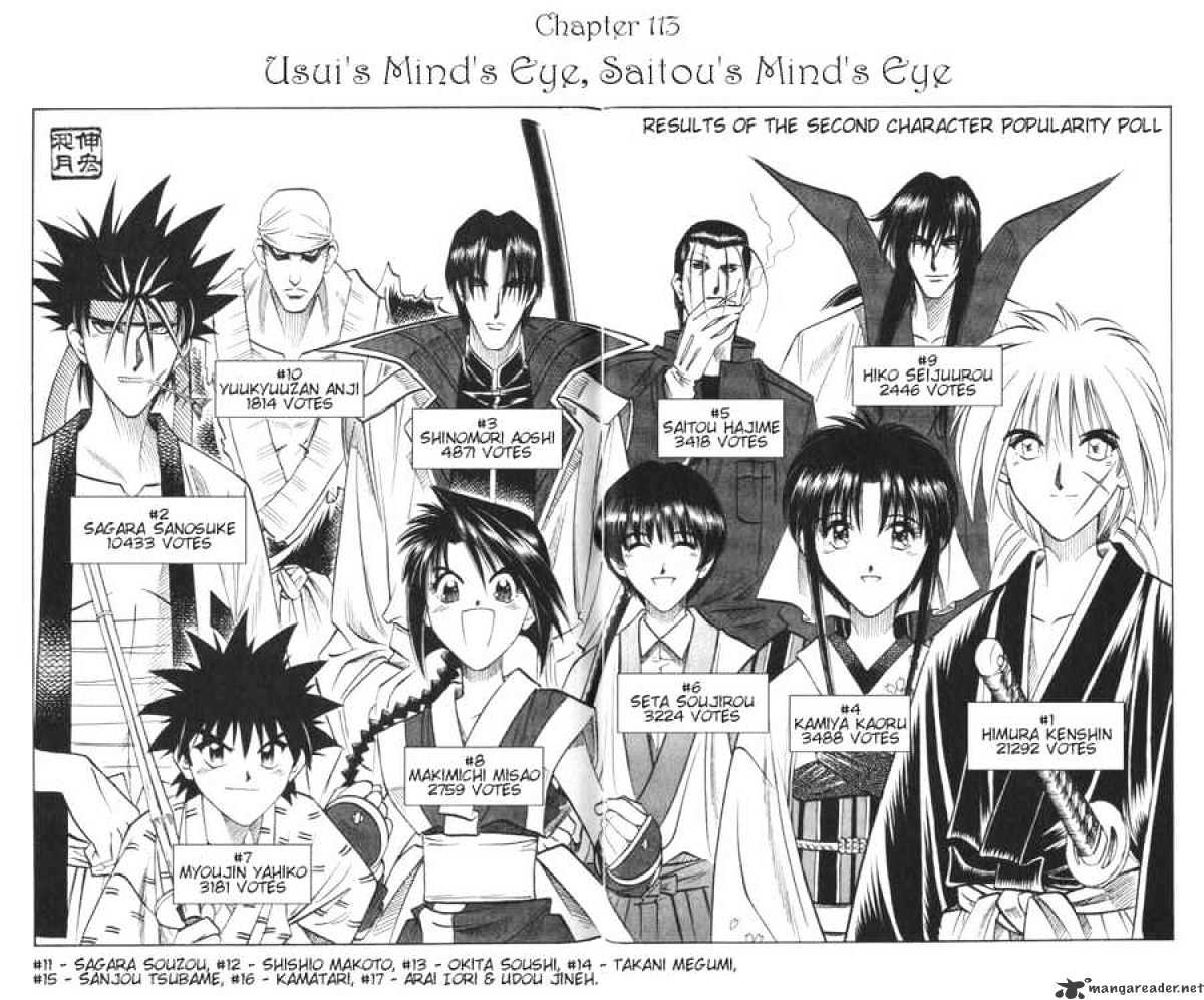 Rurouni Kenshin - Chapter 113 : Usui S Mind S Eye, Saitou S Mind S Eye