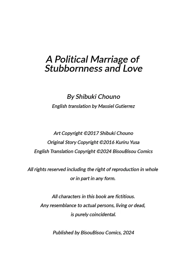 A Political Marriage Of Stubbornness And Love - Chapter 2