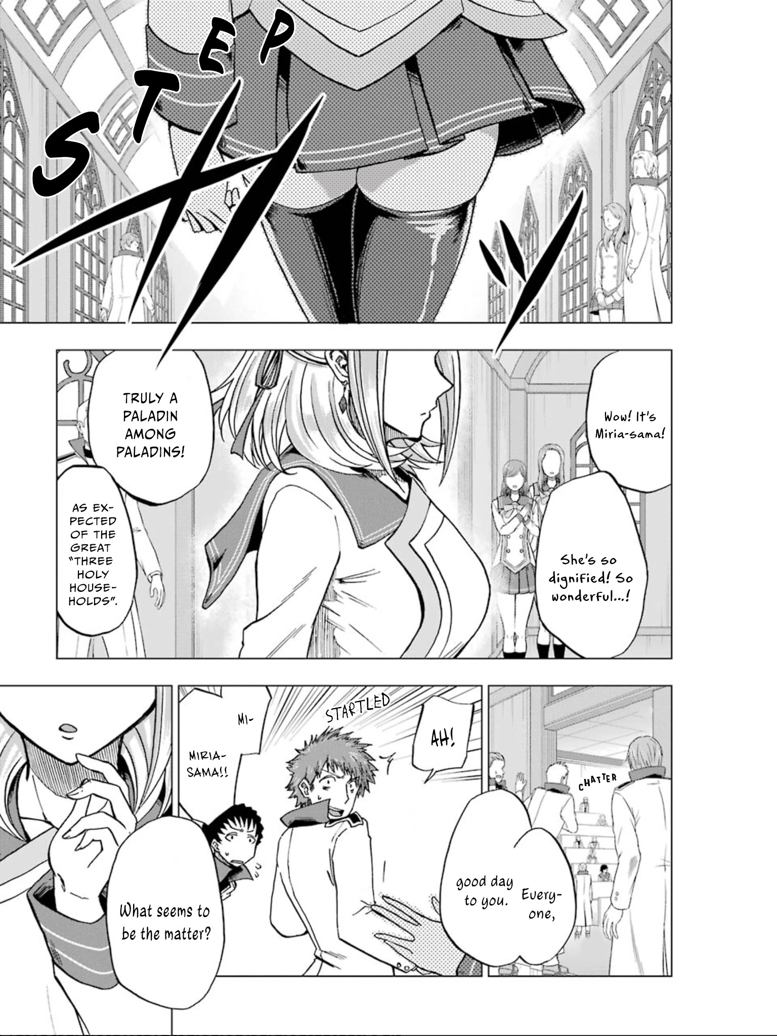 Ankoku Kishi No Ore Desu Ga Saikyou No Seikishi Wo Mezashimasu - Chapter 4: The New Teacher