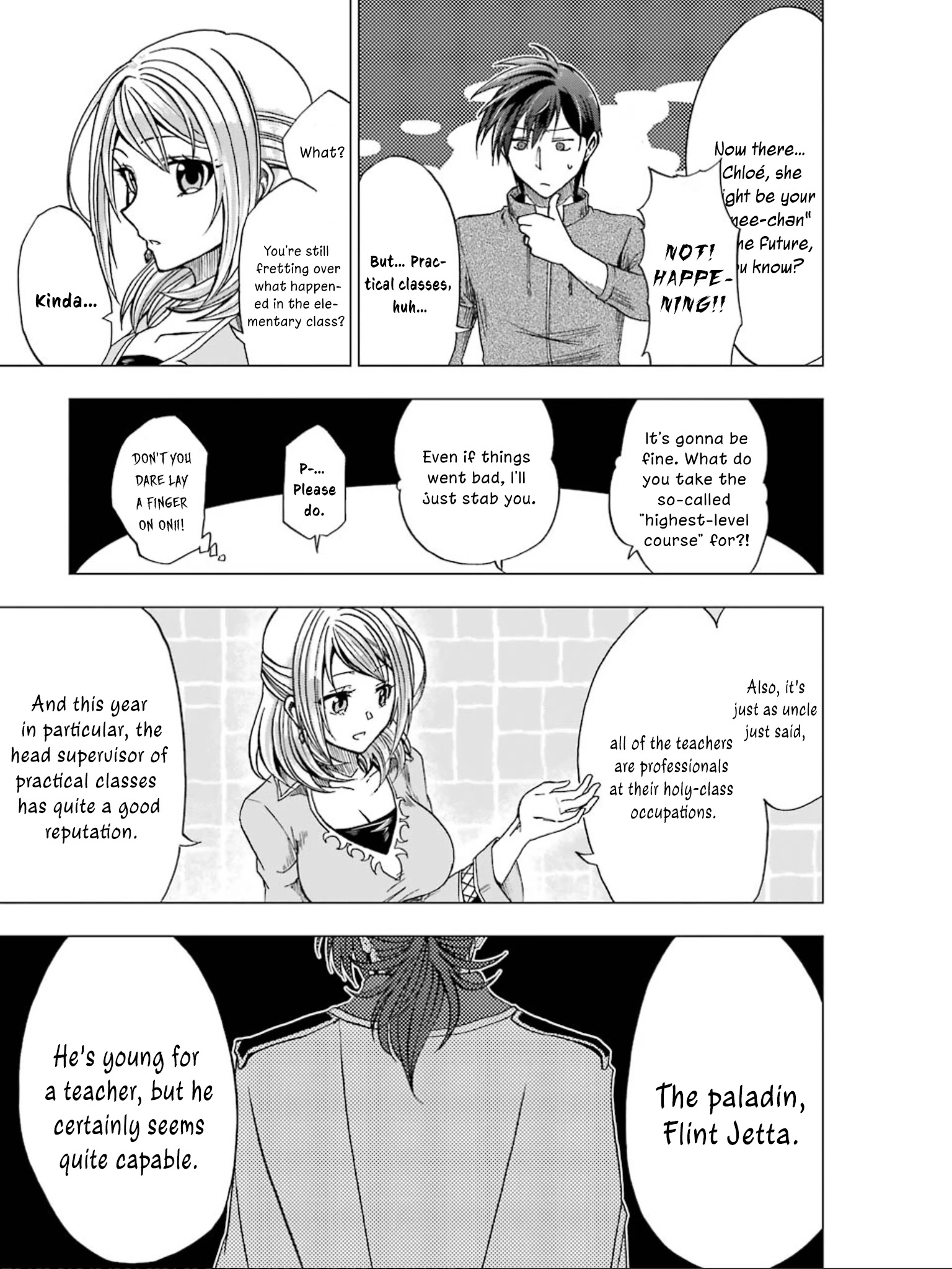 Ankoku Kishi No Ore Desu Ga Saikyou No Seikishi Wo Mezashimasu - Chapter 4: The New Teacher