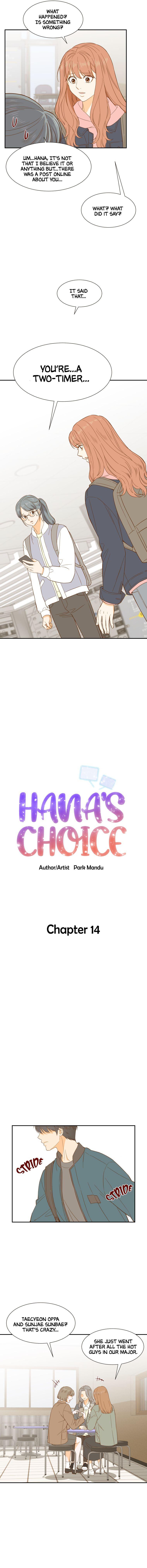 Hana’s Choice - Chapter 14