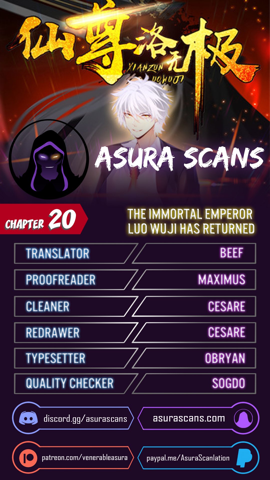 The Immortal Emperor Luo Wuji Has Returned - Chapter 20