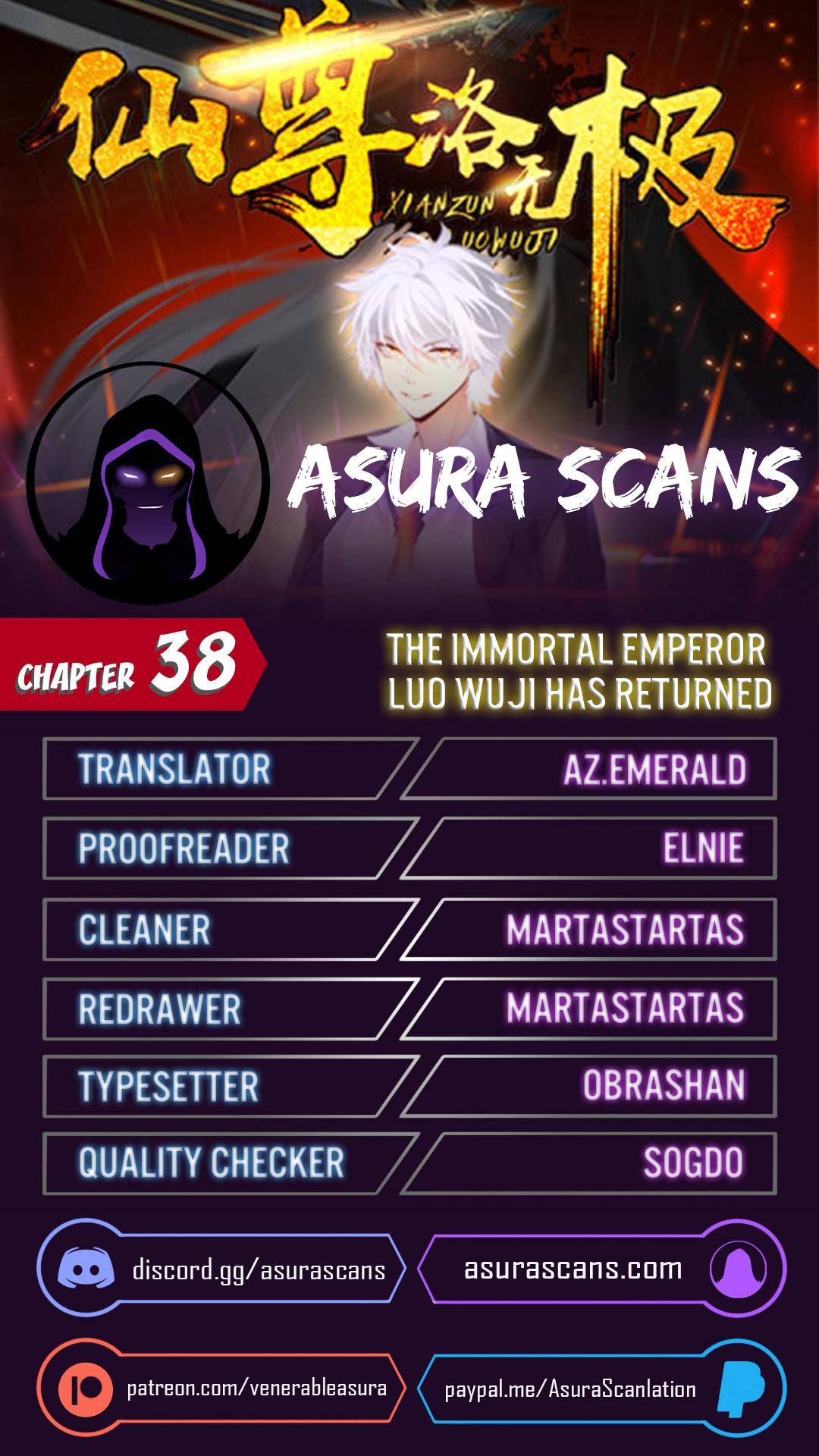 The Immortal Emperor Luo Wuji Has Returned - Chapter 38