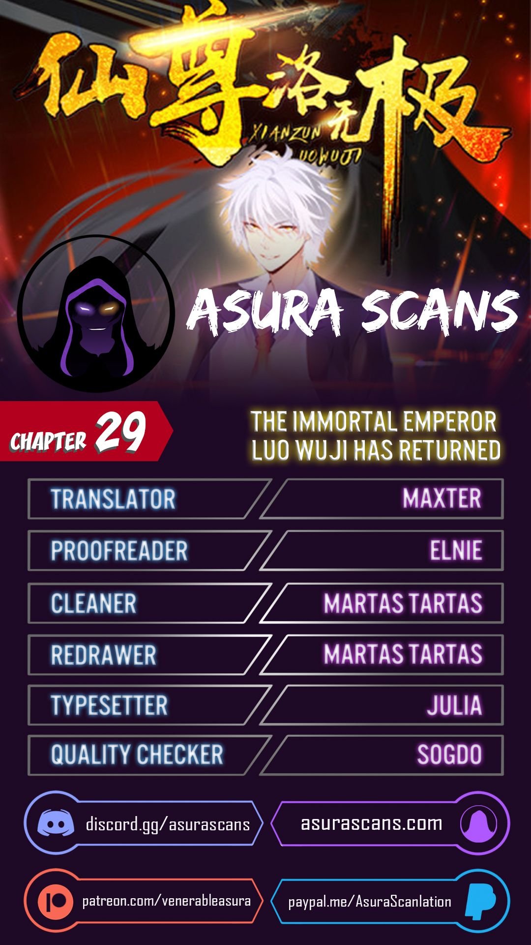 The Immortal Emperor Luo Wuji Has Returned - Chapter 29