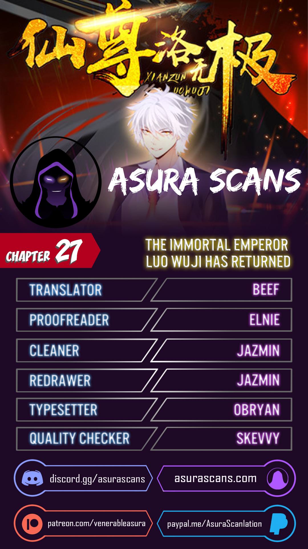 The Immortal Emperor Luo Wuji Has Returned - Chapter 27