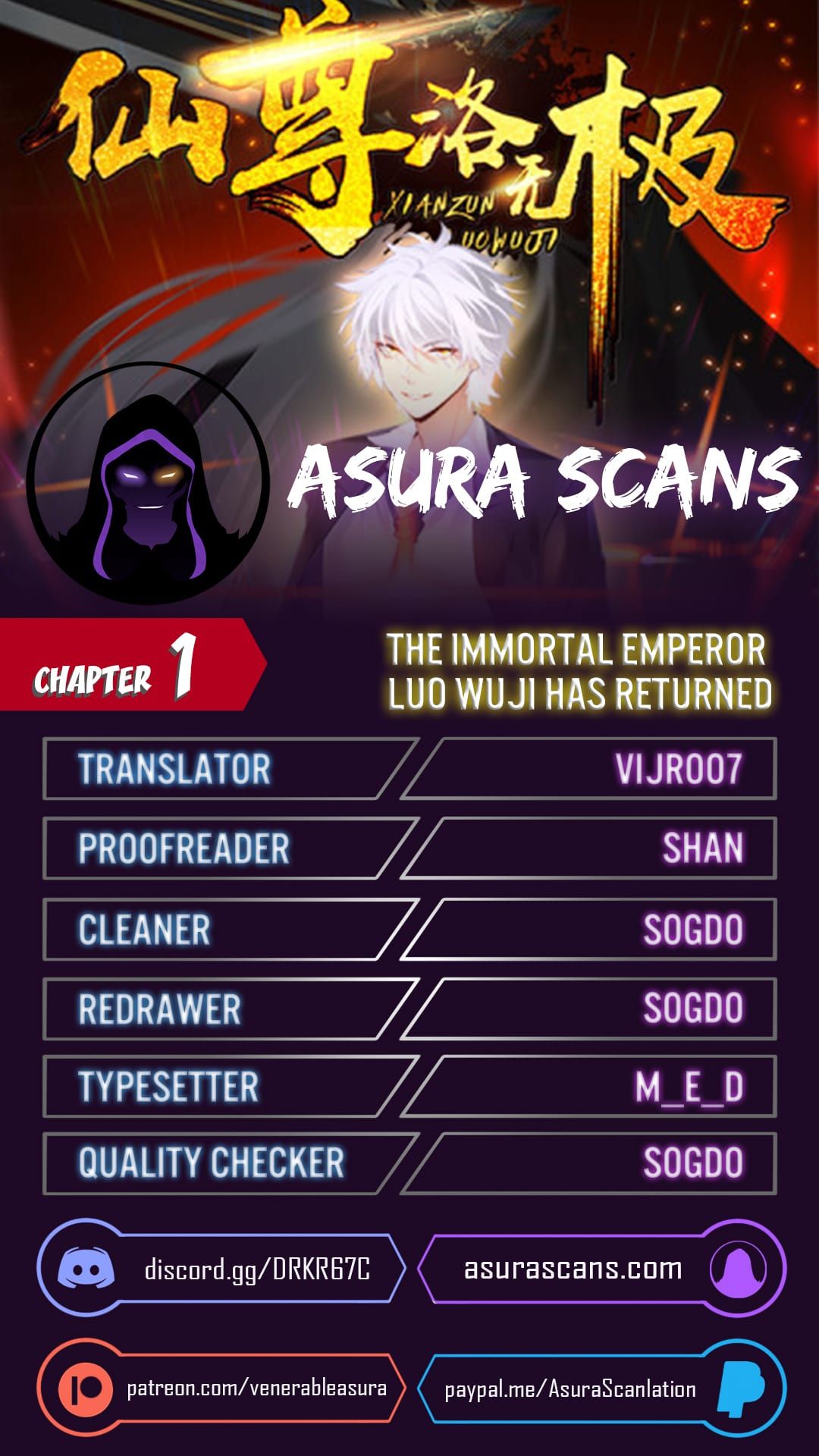 The Immortal Emperor Luo Wuji Has Returned - Chapter 1