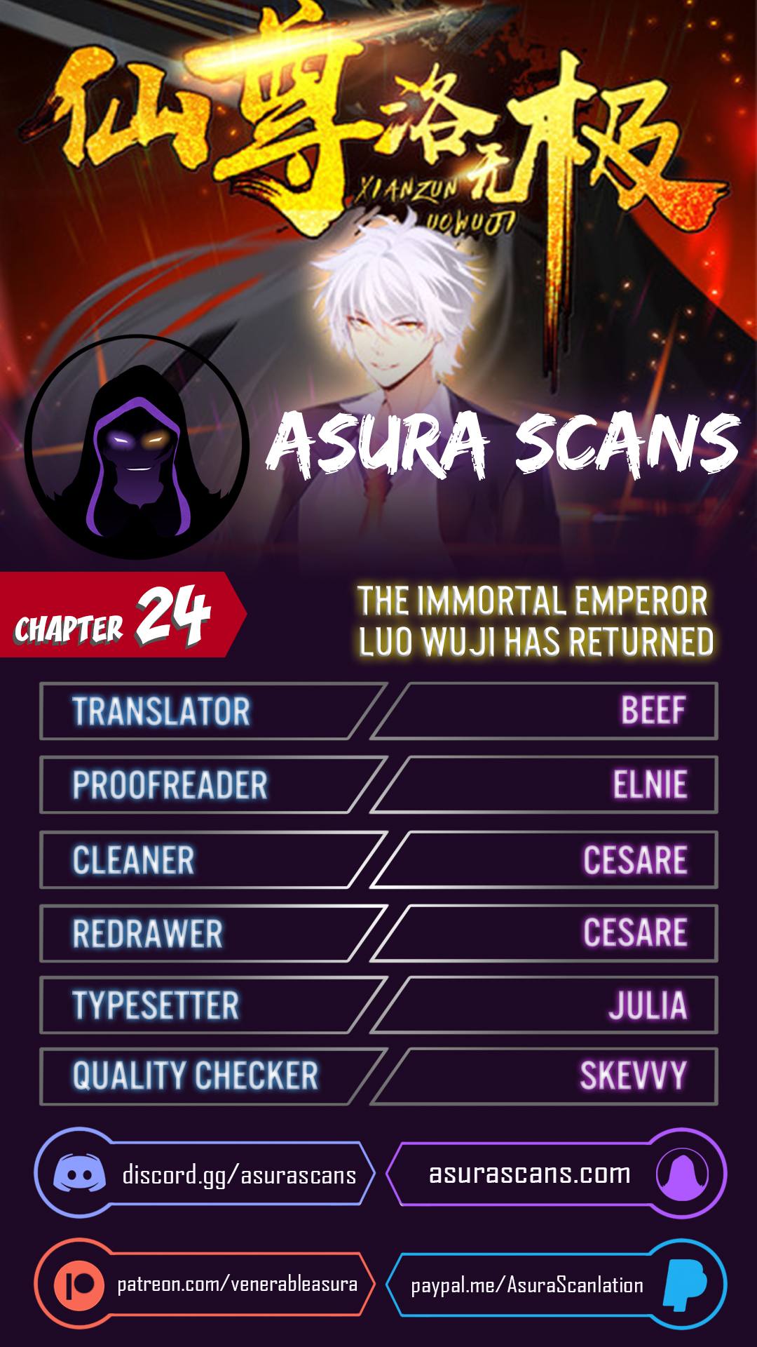 The Immortal Emperor Luo Wuji Has Returned - Chapter 24