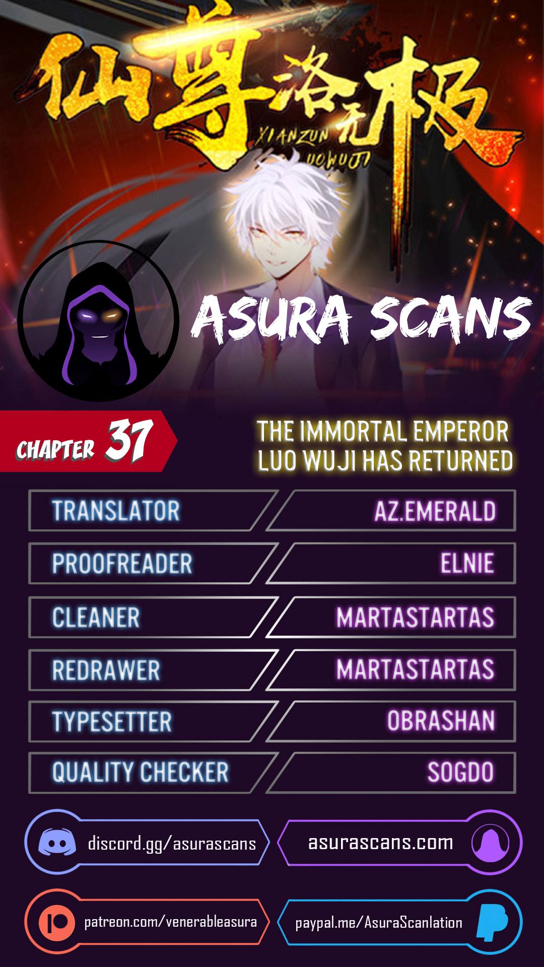 The Immortal Emperor Luo Wuji Has Returned - Chapter 37