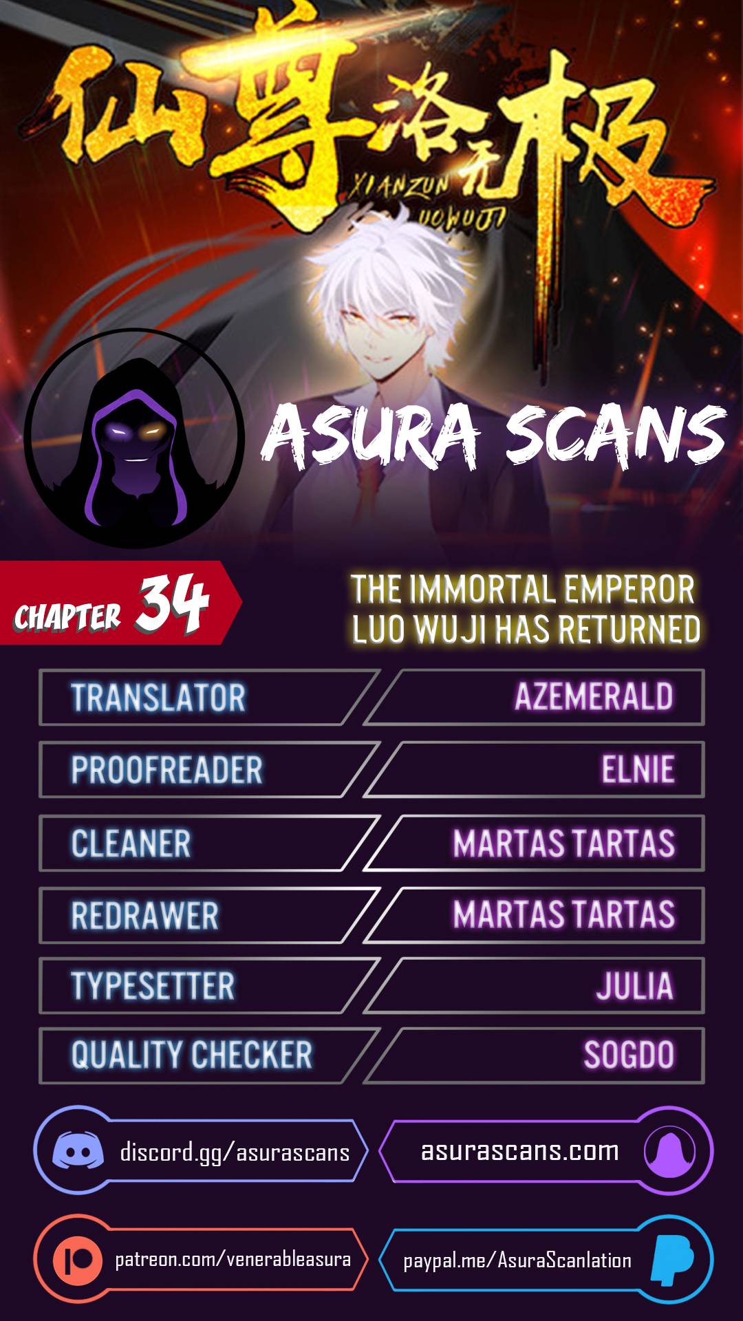 The Immortal Emperor Luo Wuji Has Returned - Chapter 34