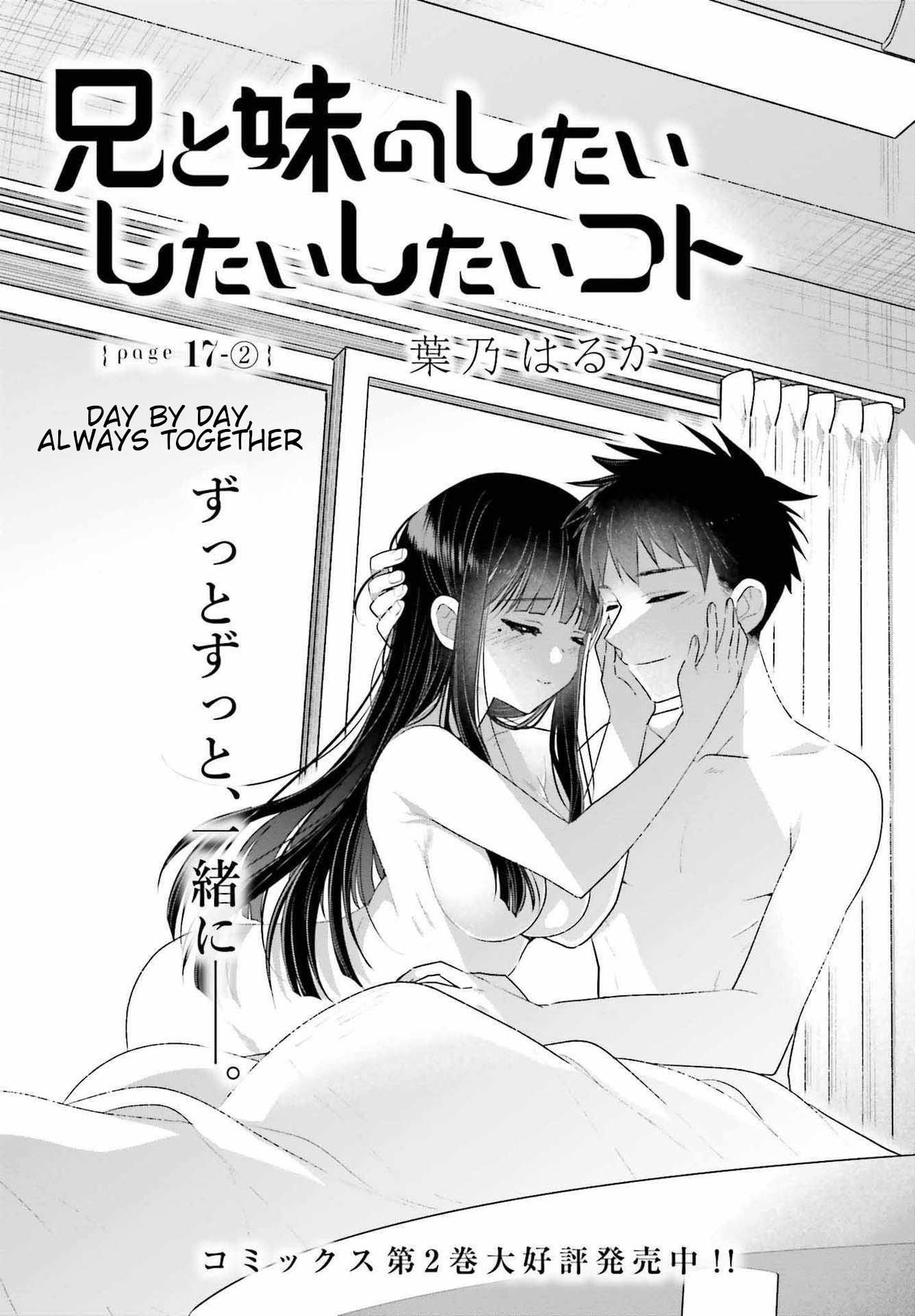 Ani To Imouto No Shitai Shitai Shitai Koto - Chapter 17.2: Page 17.2