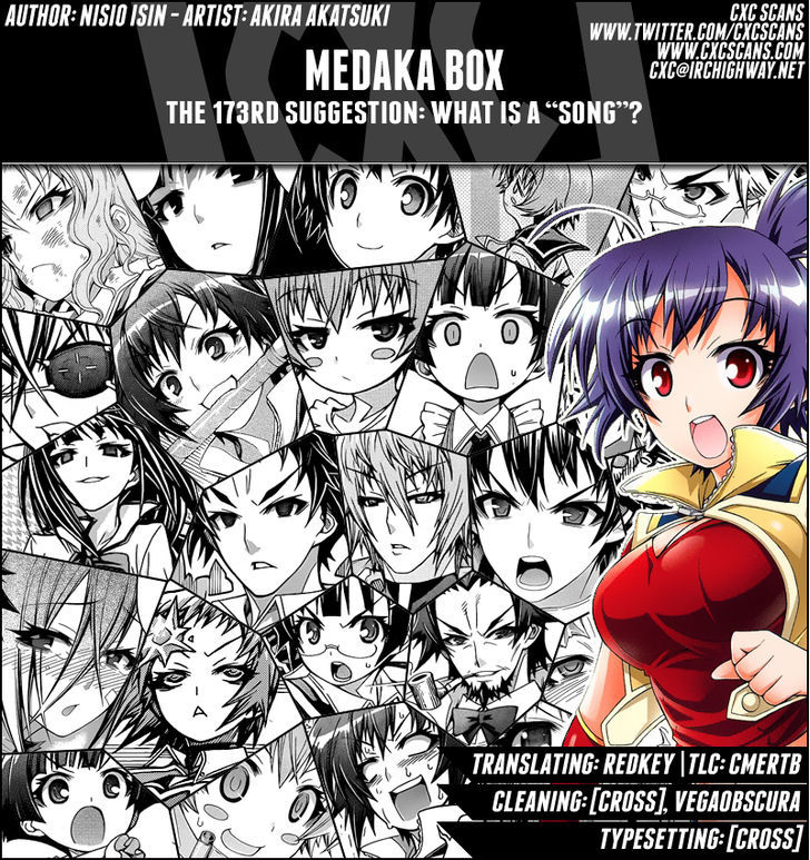 Medaka Box - Vol.20 Chapter 173 : What Is A "Song"?