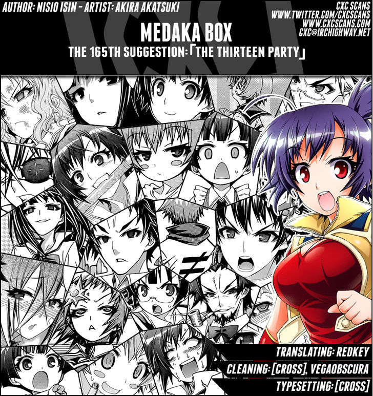 Medaka Box - Vol.19 Chapter 165 : The Thirteen Party