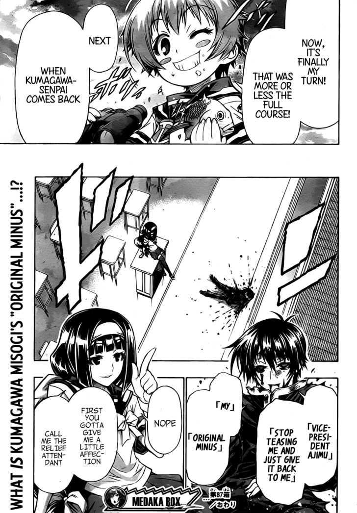 Medaka Box - Vol.10 Chapter 87 : Obvious Popularity