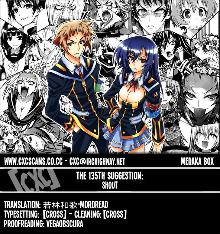 Medaka Box - Vol.16 Chapter 135 : Shout